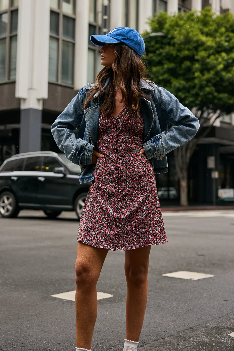 Anne Floral Mini Dress