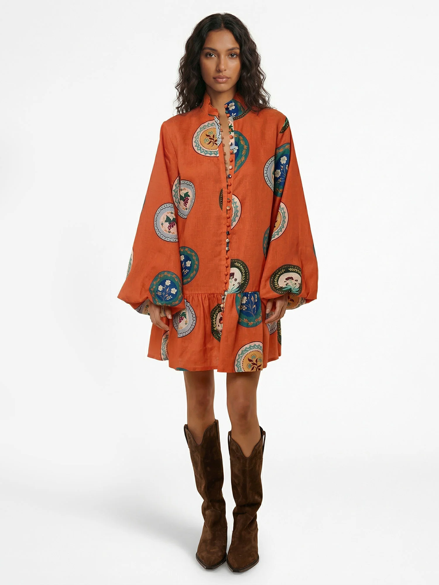 Medallion Muse Mini Dress