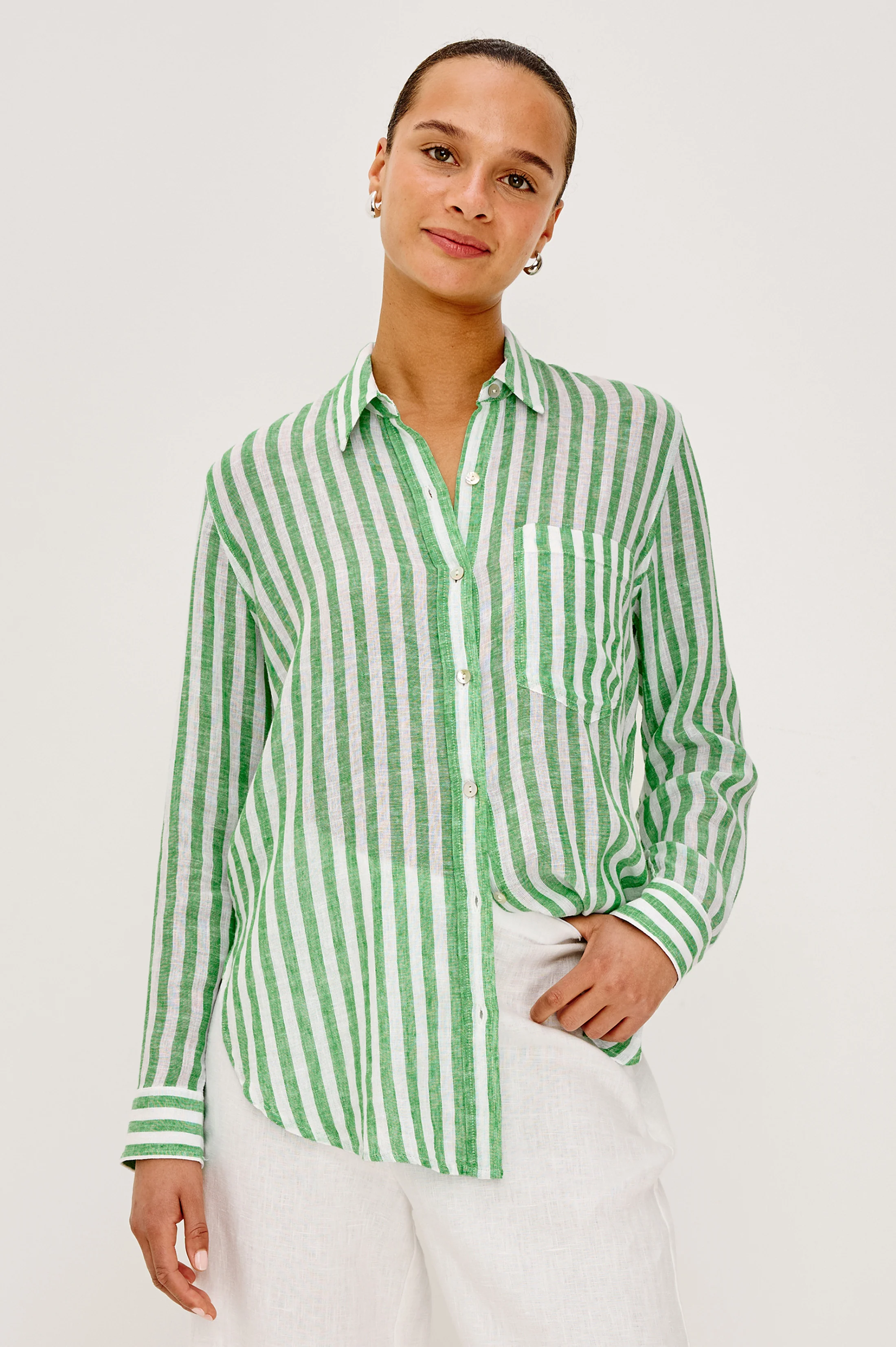 Rails X Giadzy Giada Shirt - Trevi Stripe