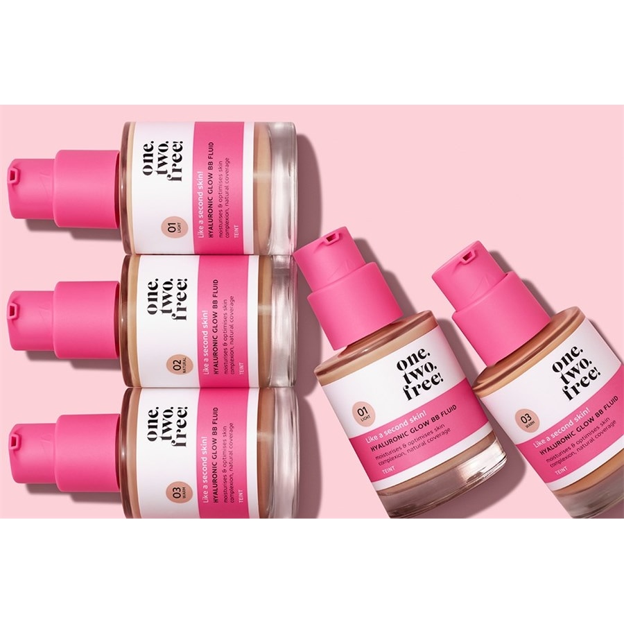One.two.free! Makijaż twarzy Hyaluronic Glow BB Fluid