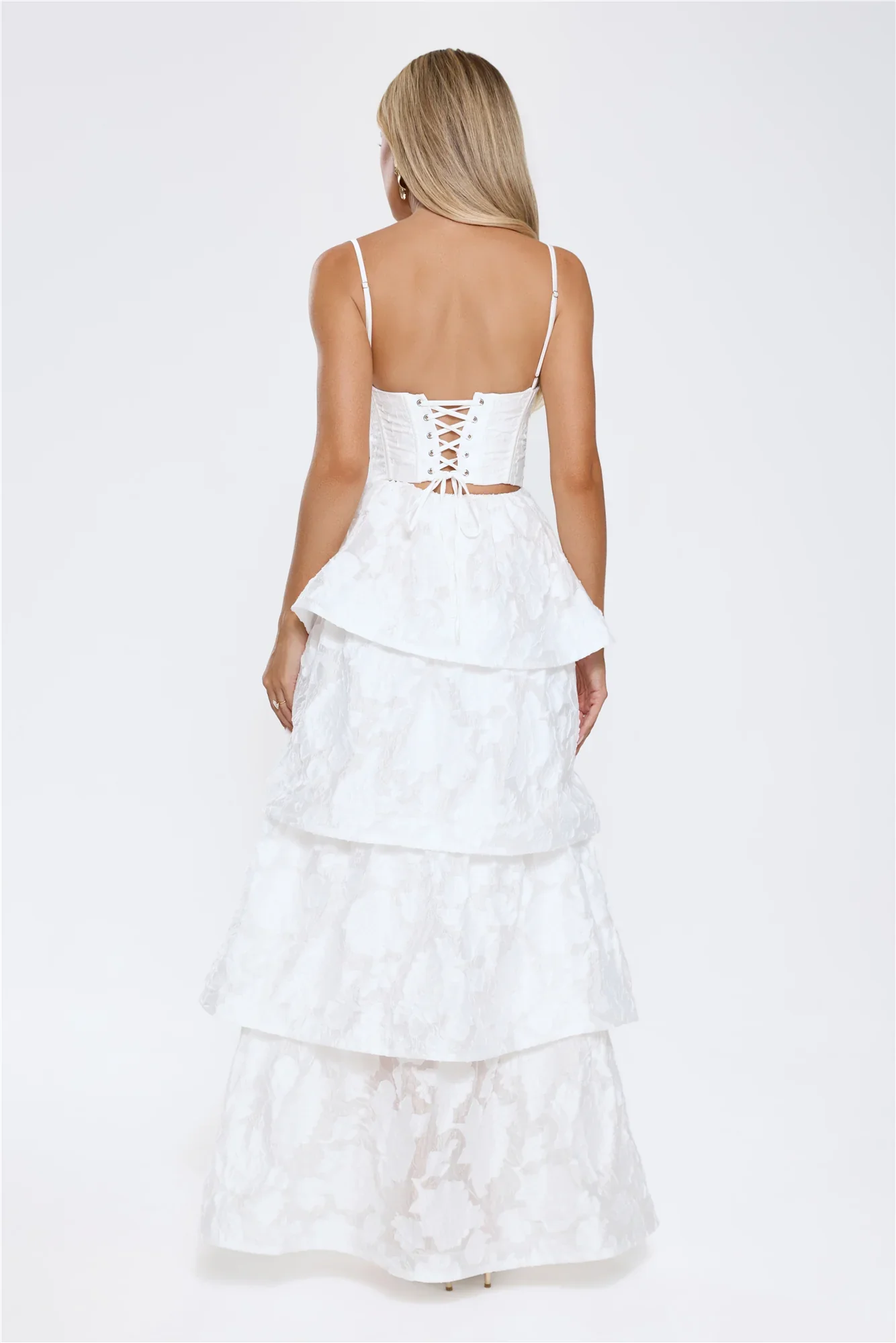 Elevated Desire Maxi Dress White - luluinthesky