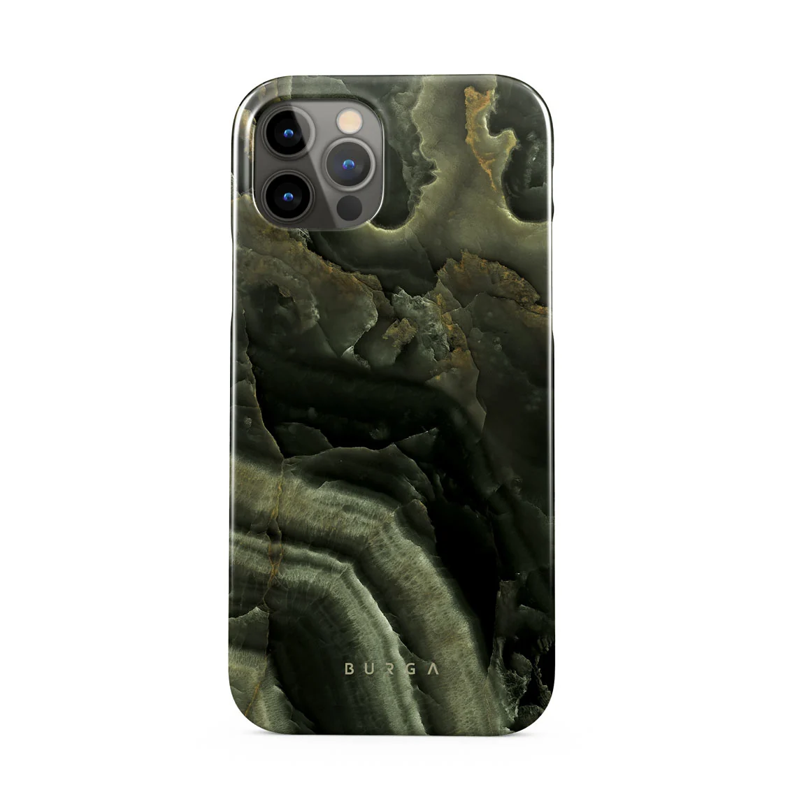 Misty Forest - Green Marble iPhone 12 Pro Max ケース