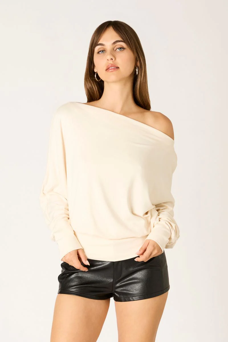 Off-Shoulder Jersey Top