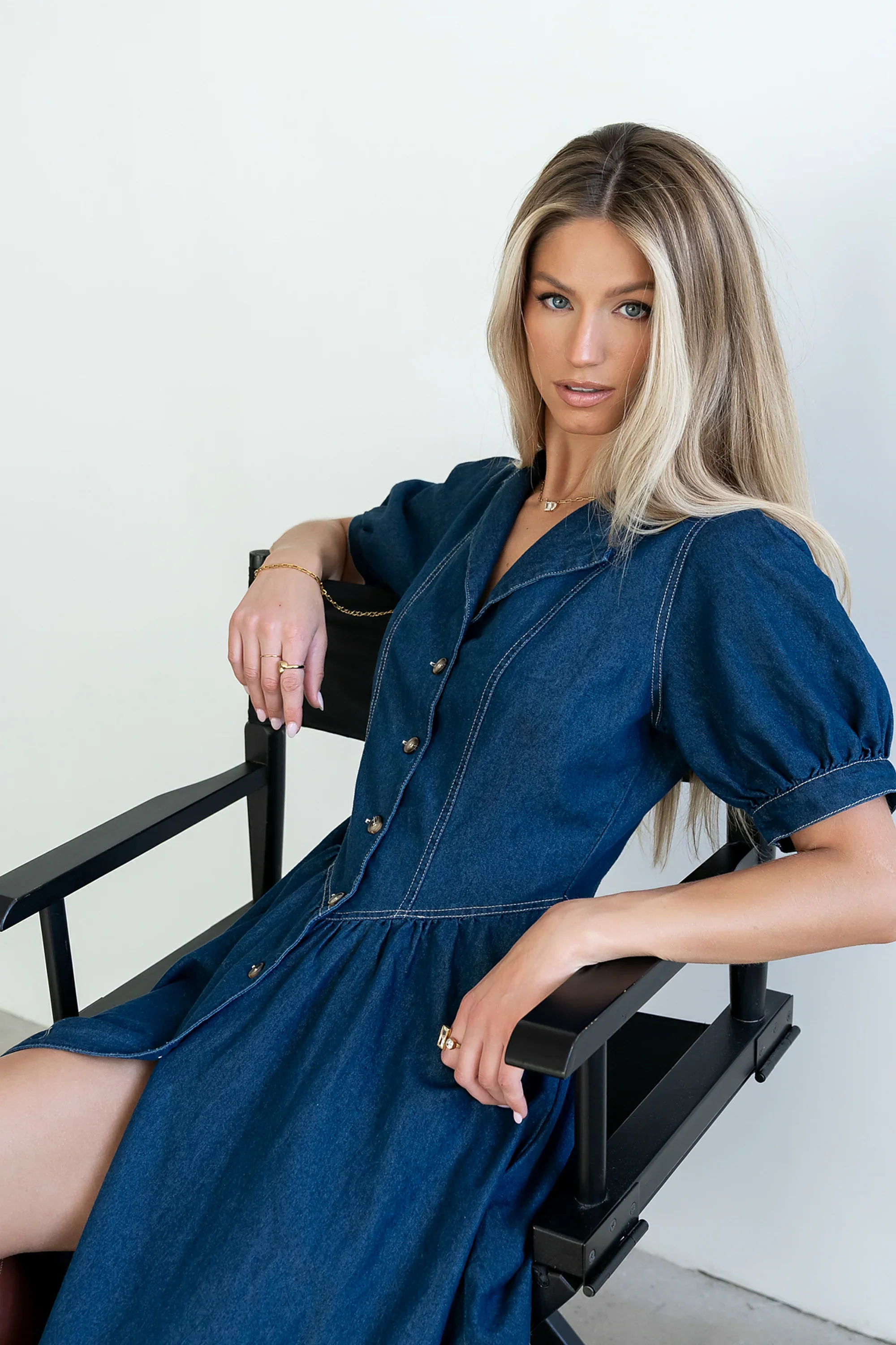 Ivan Denim Midi Dress