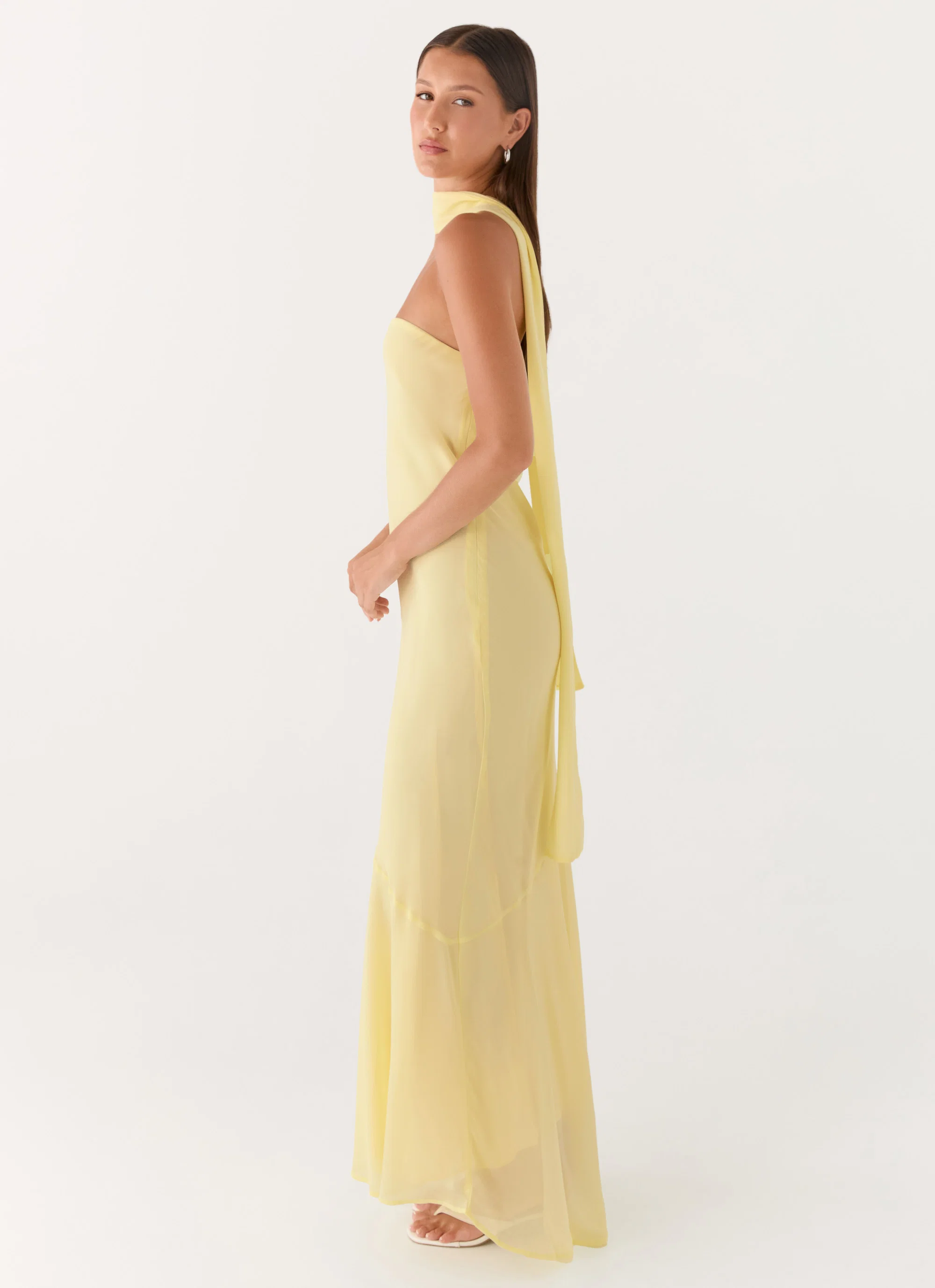 Under The Pagoda Maxi Dress - Yellow