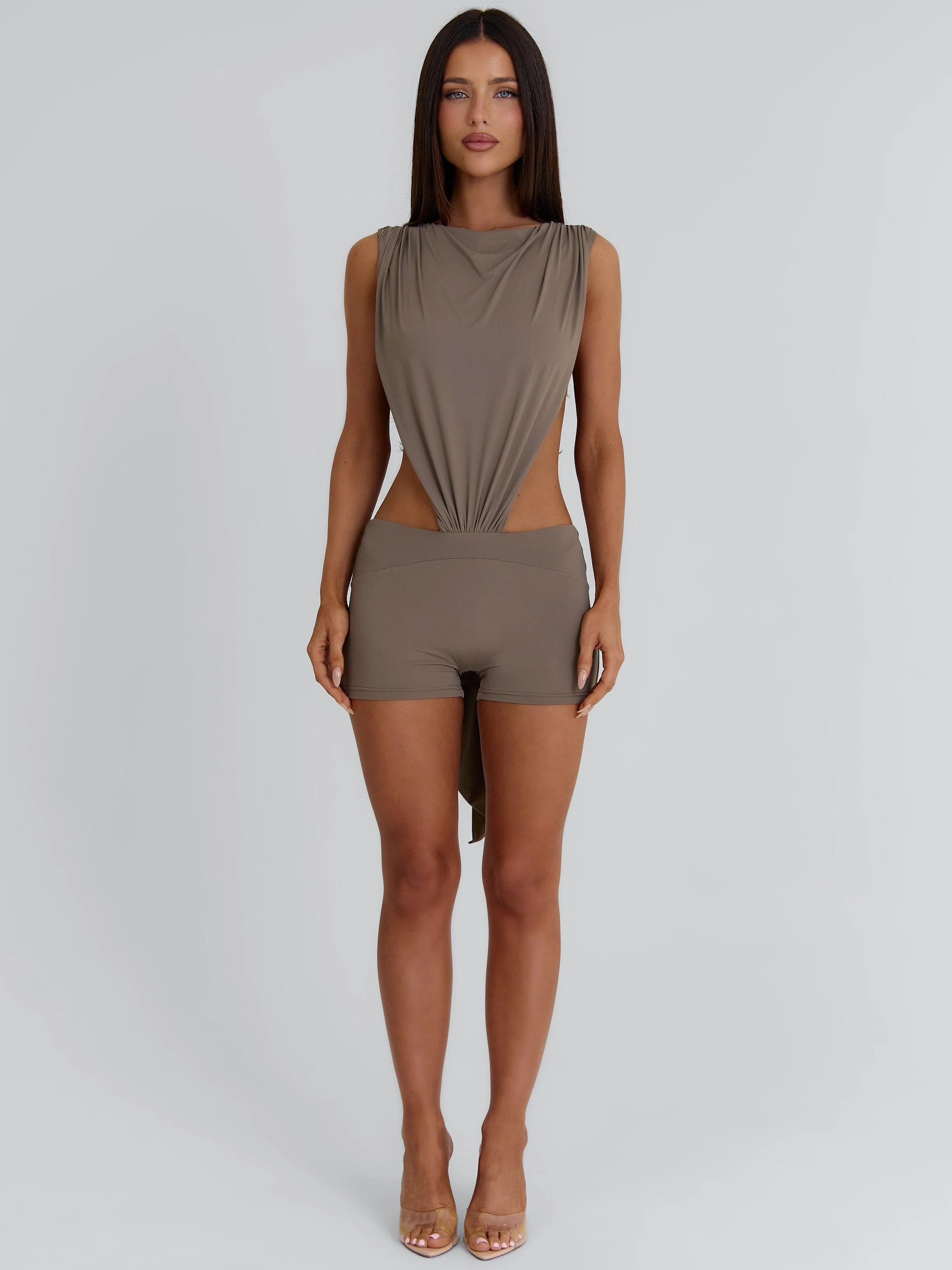 JAMYA PLAYSUIT STONE