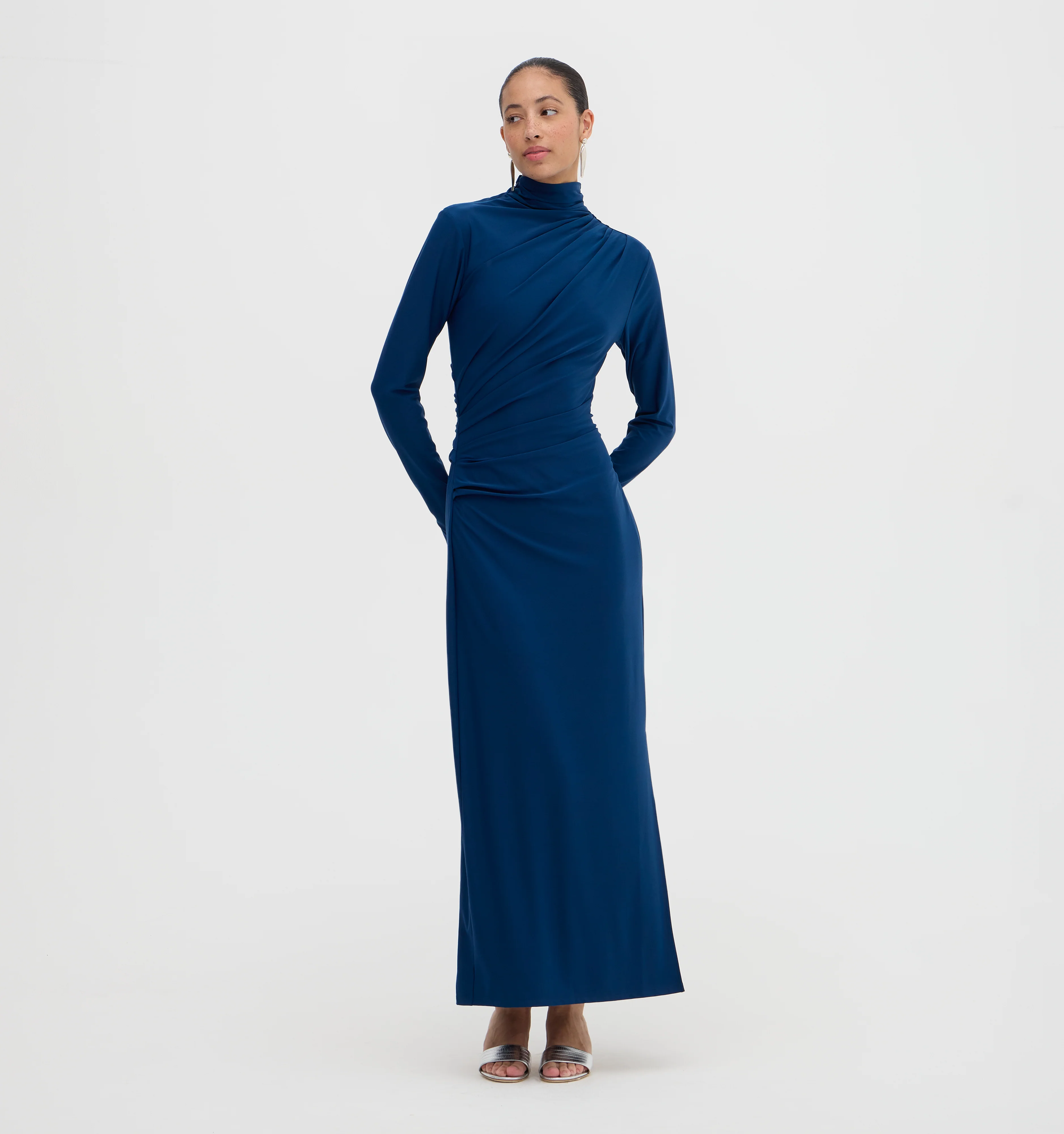 The Rizzo Dress - Peacock Blue