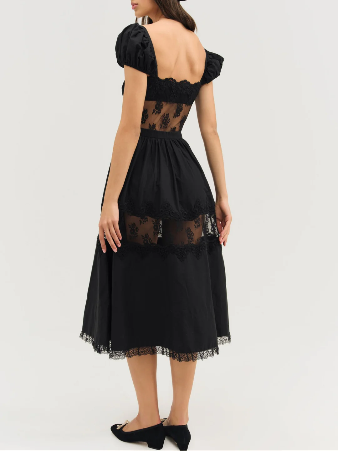 Liya Lace Midi Dress