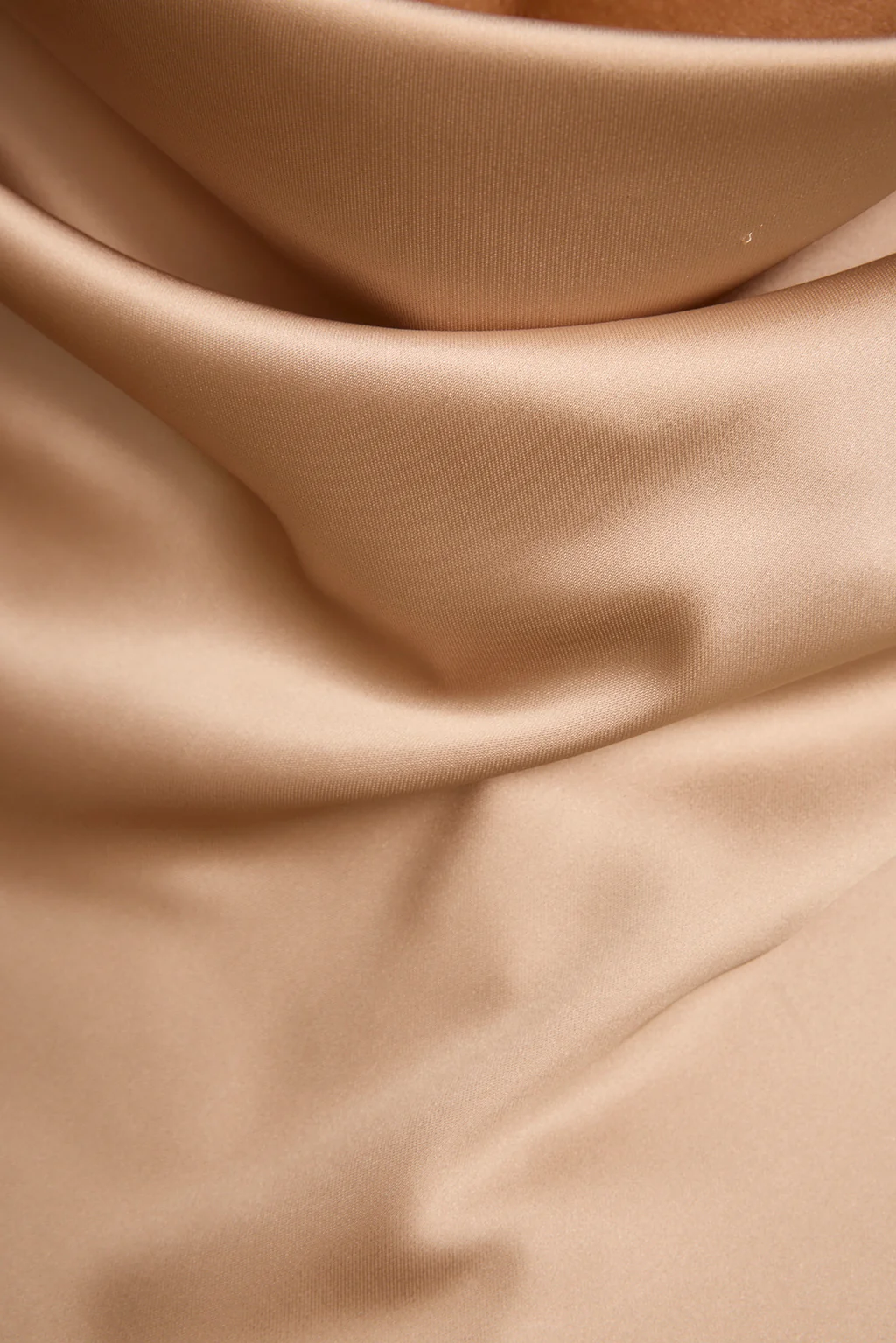Natalia Champagne Satin Maxi Dress