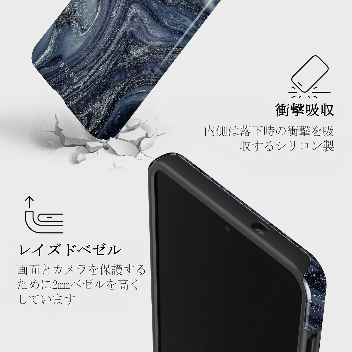 Navy Trench - Samsung Galaxy S25 Edge ケース