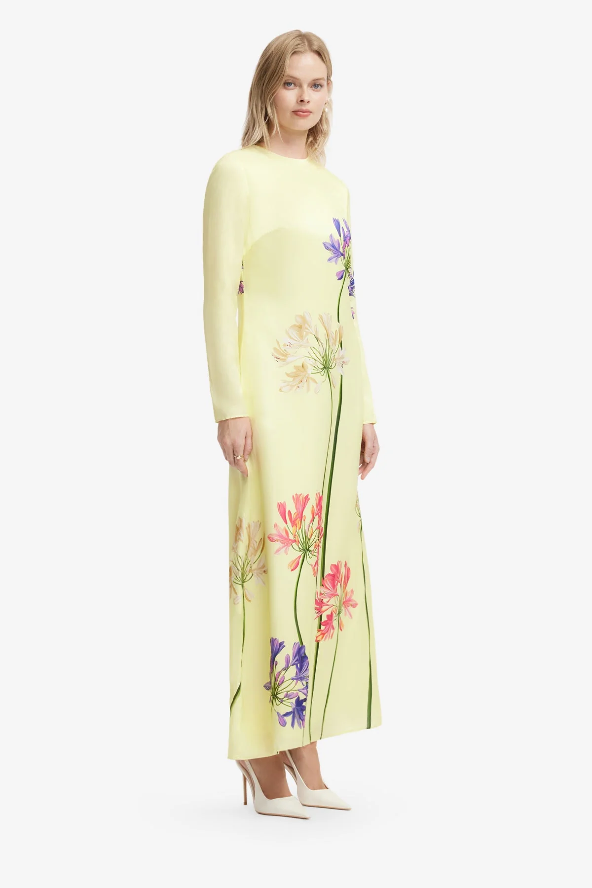 Cassandra Maxi Dress - Agapanthus Print