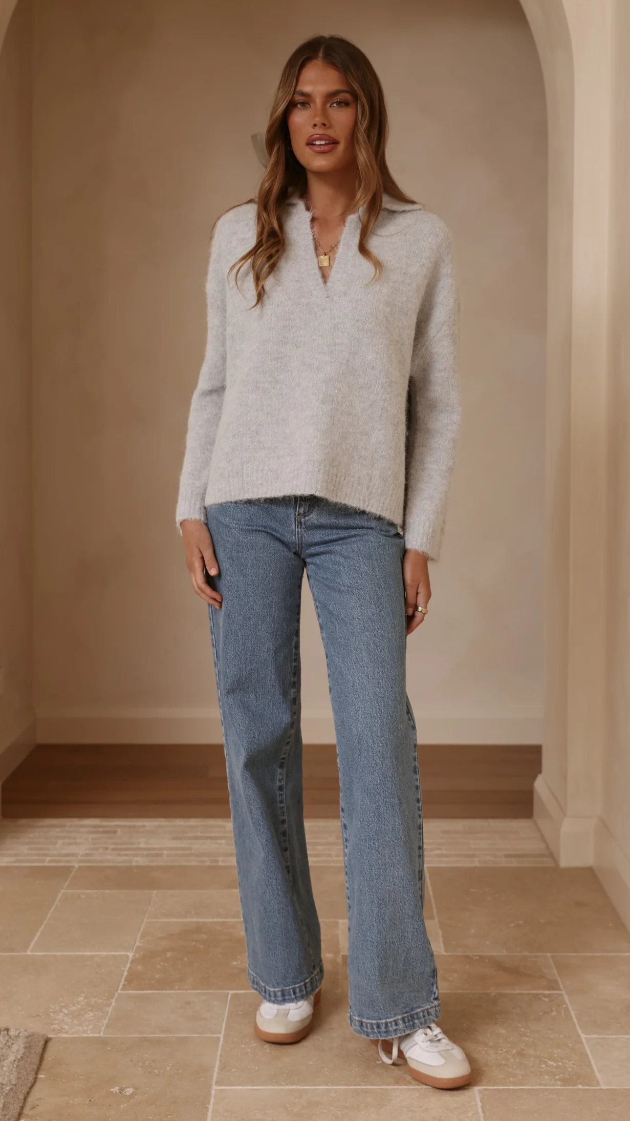 Kouvr Knit Sweater - Grey