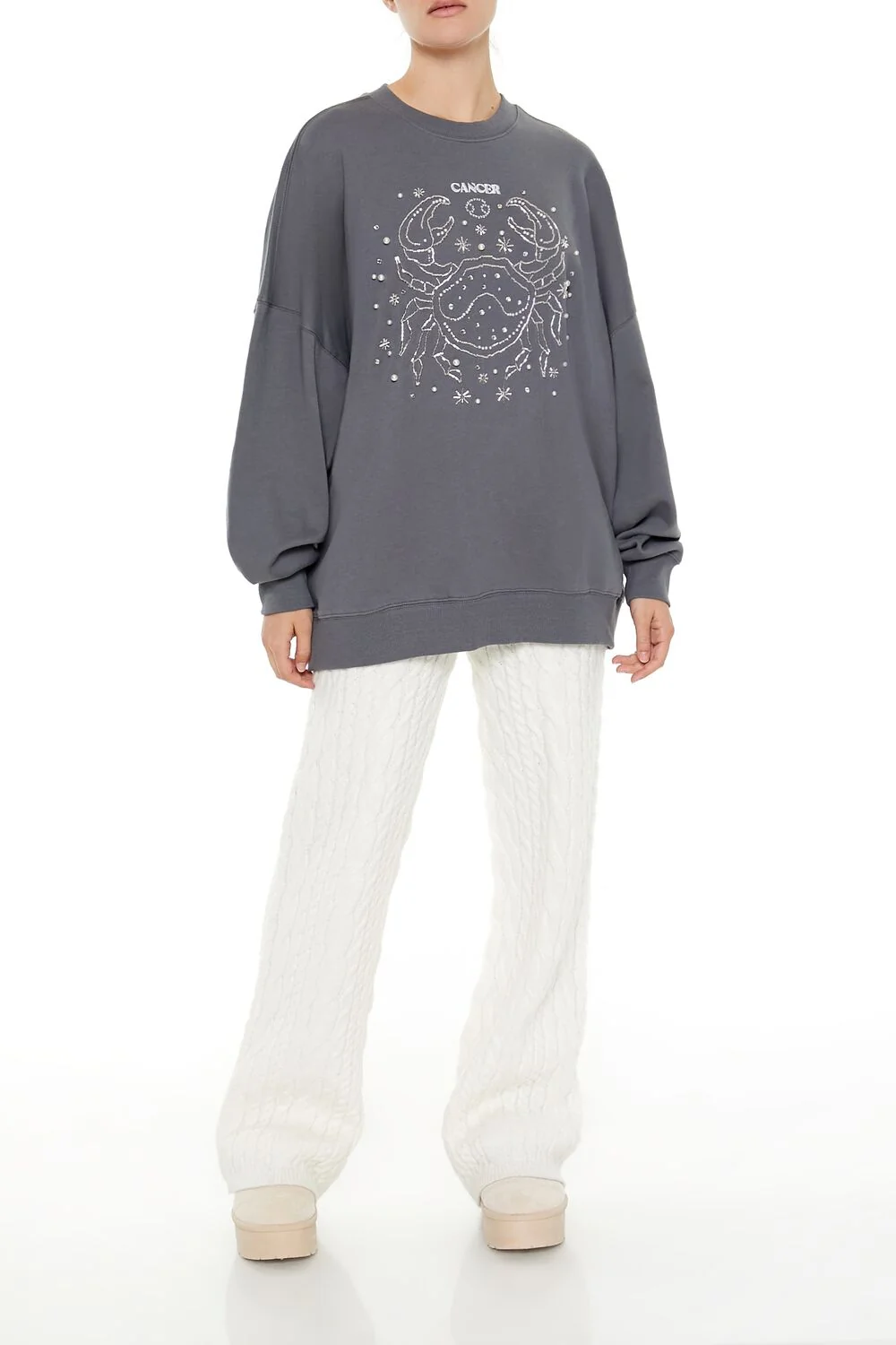 Beaded Cancer Pullover