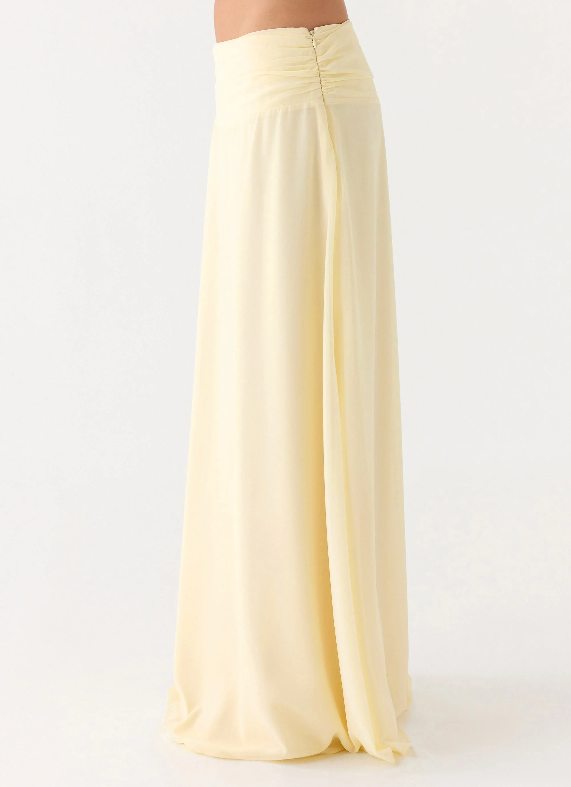 Natalya Maxi Skirt - Yellow - luluinthesky