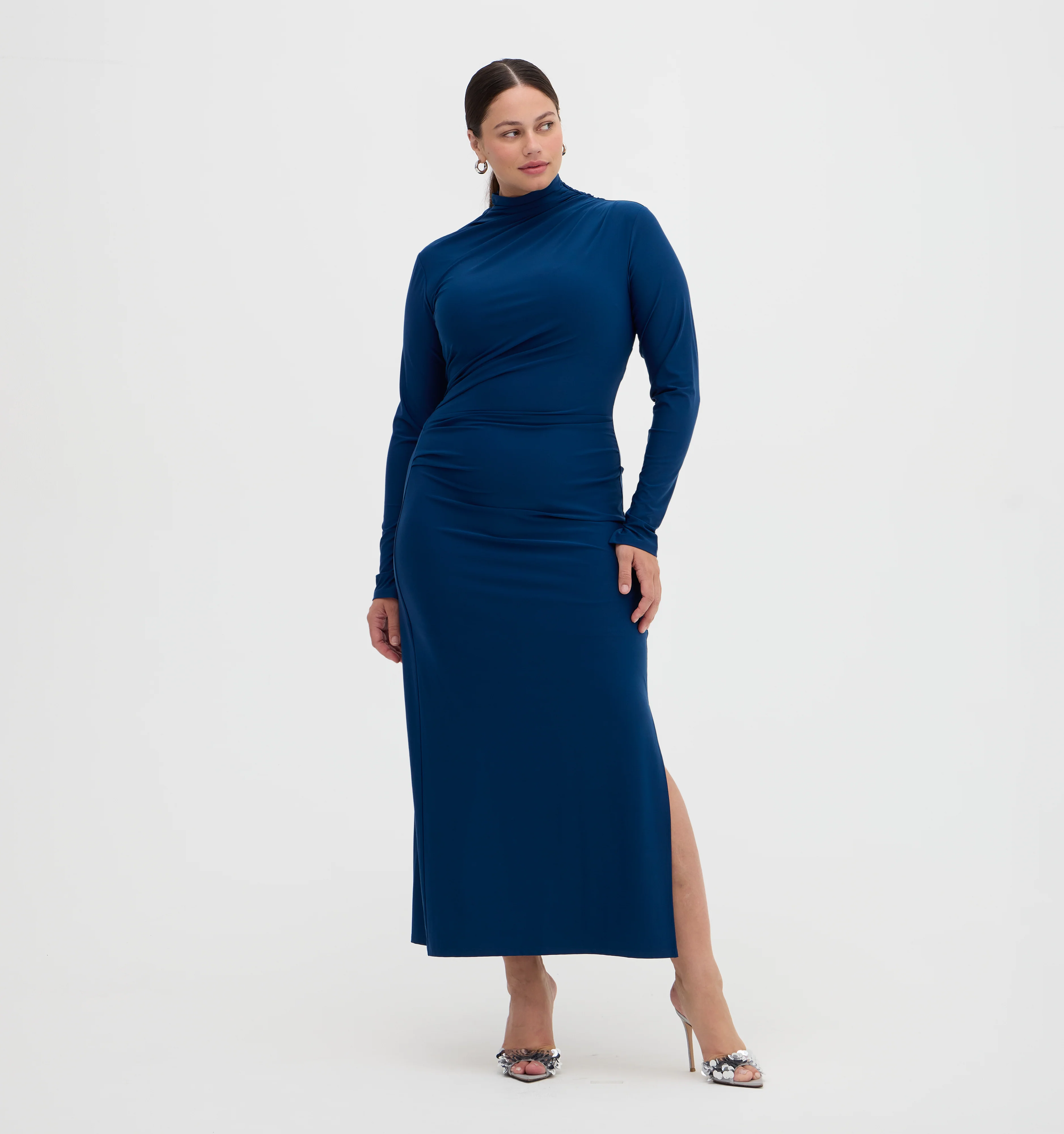 The Rizzo Dress - Peacock Blue