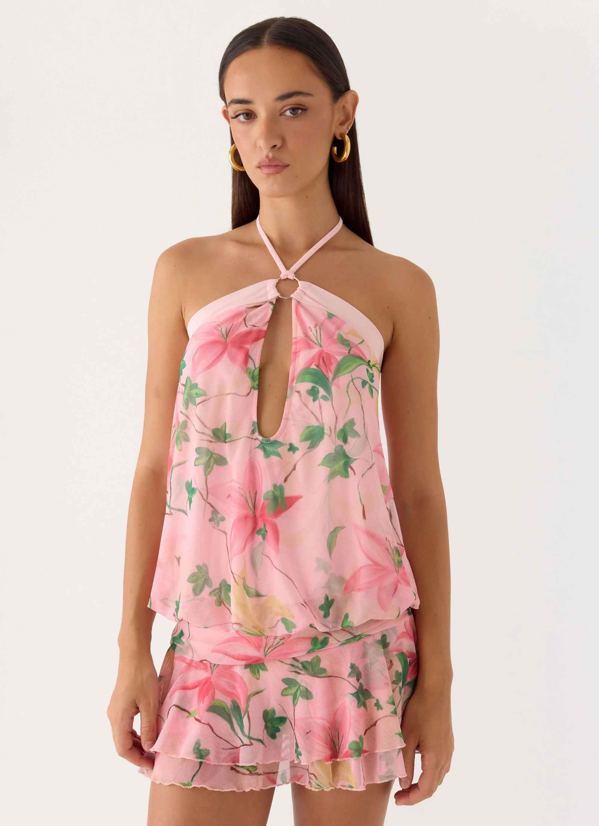 Telling You Mini Dress - Blooming Spring
