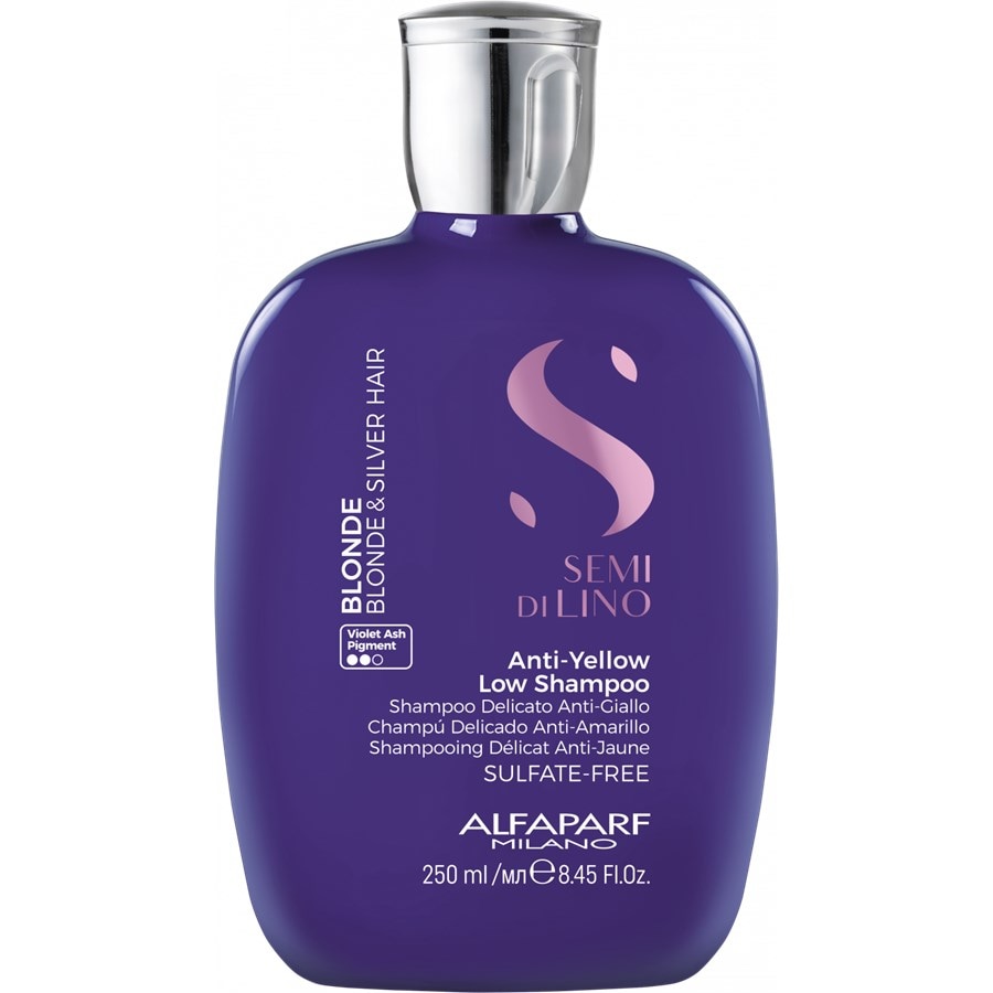 Alfaparf Milano Semi di Lino Szampon Anti-Yellow Low