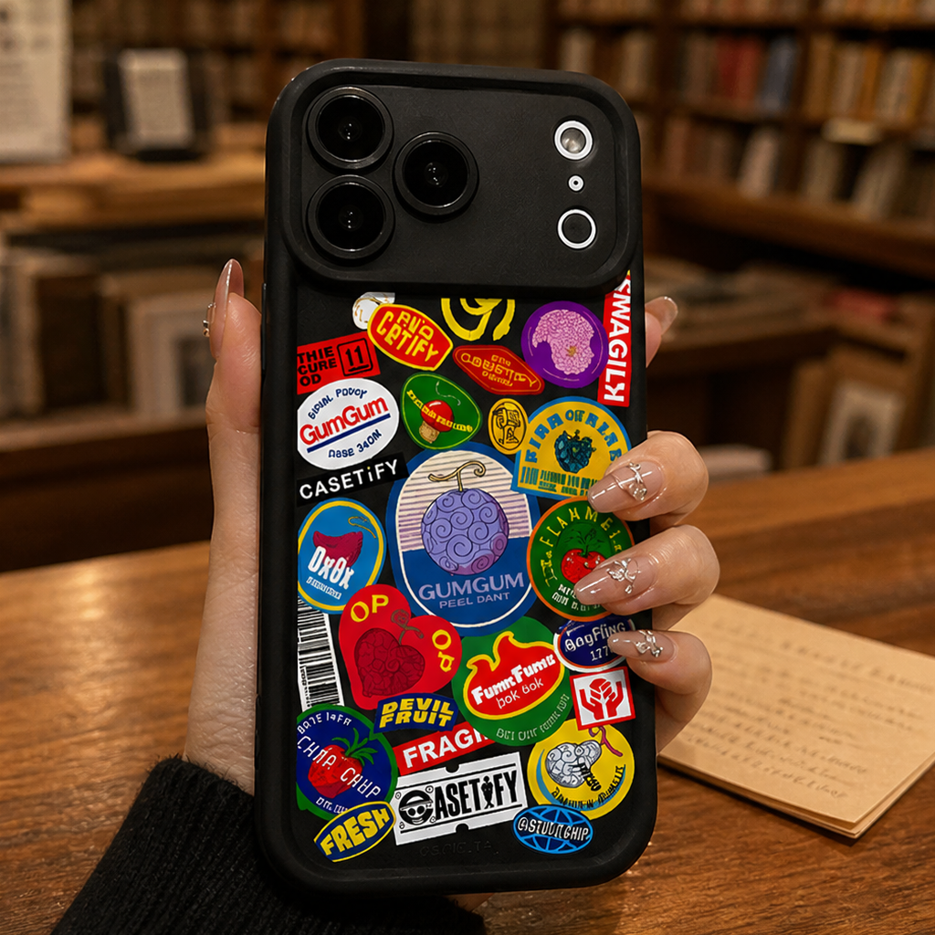 Devil Fruits Label Sticker Case