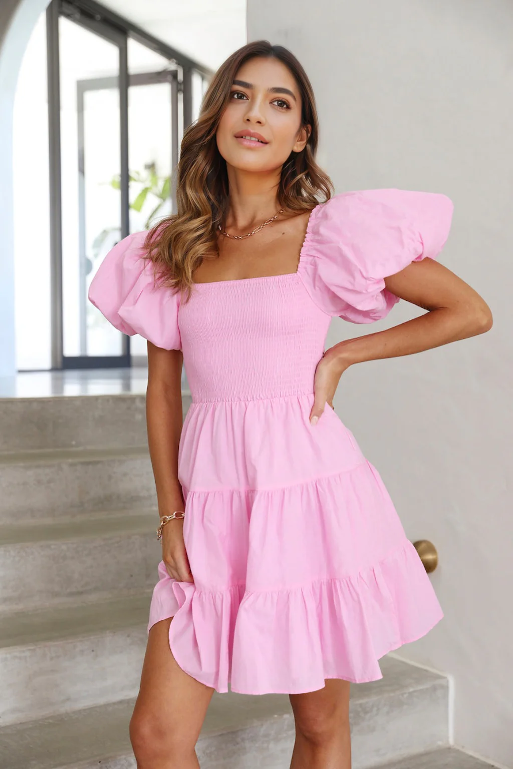 Salty Air Mini Dress Pink