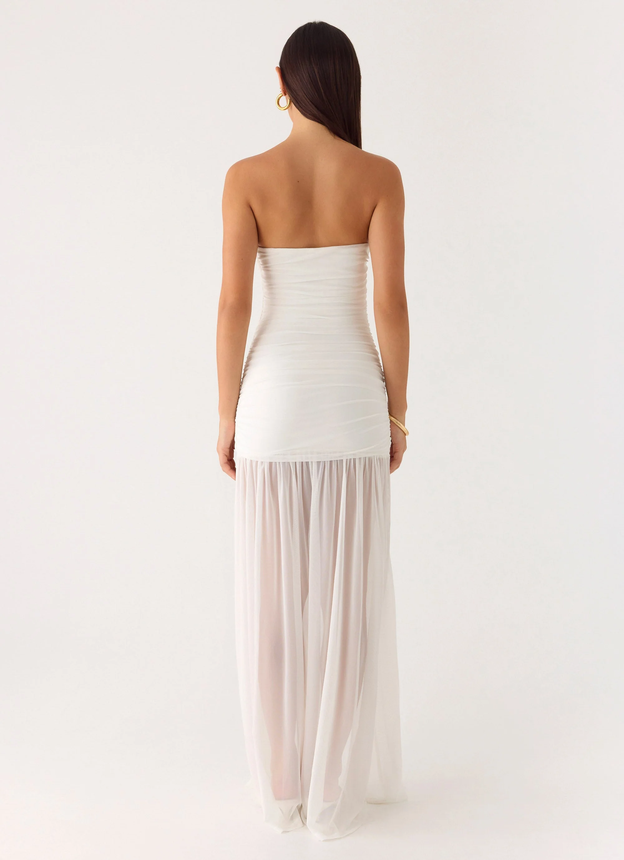 Savaya Maxi Dress - White - luluinthesky
