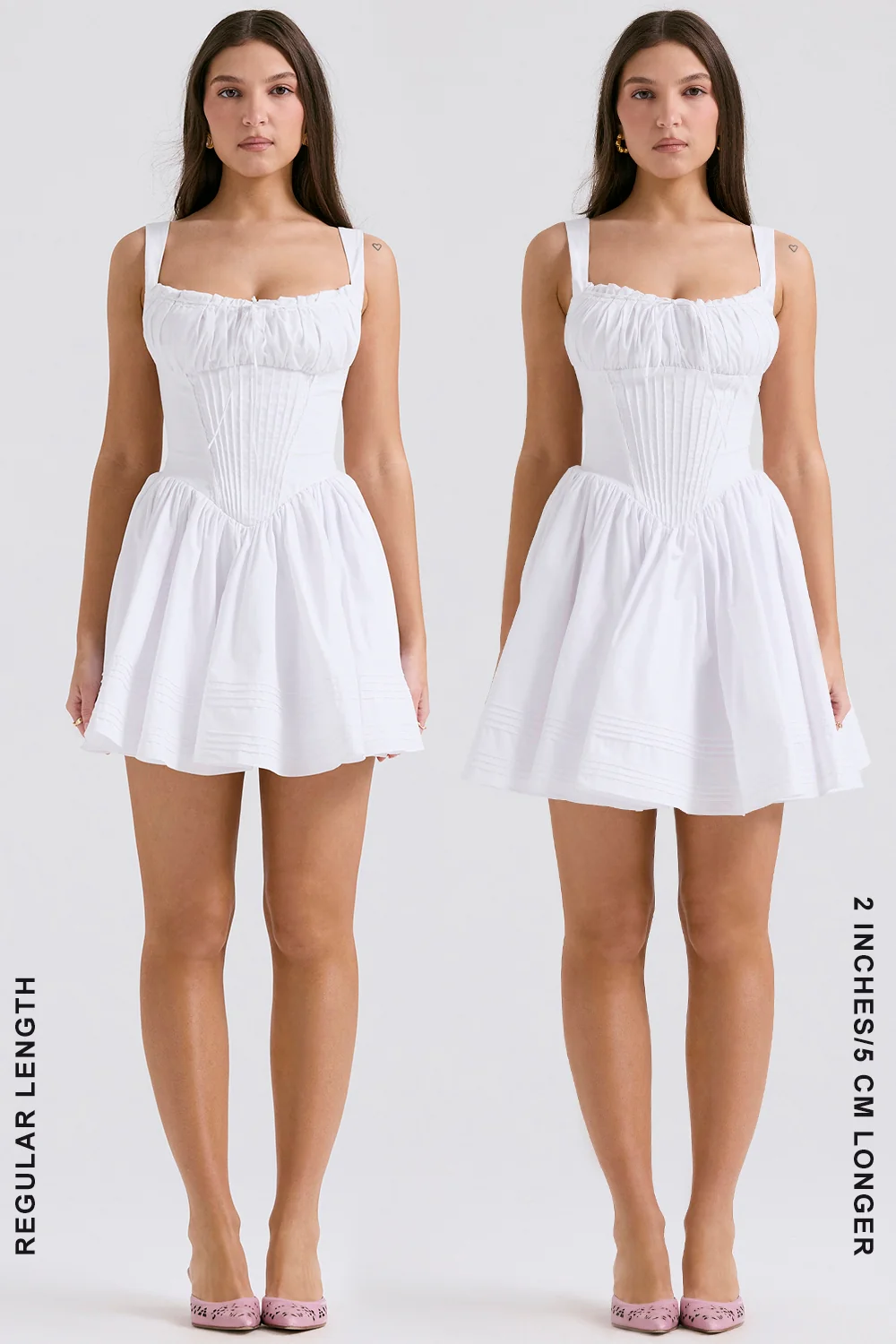 white cotton mini dress - luluinthesky