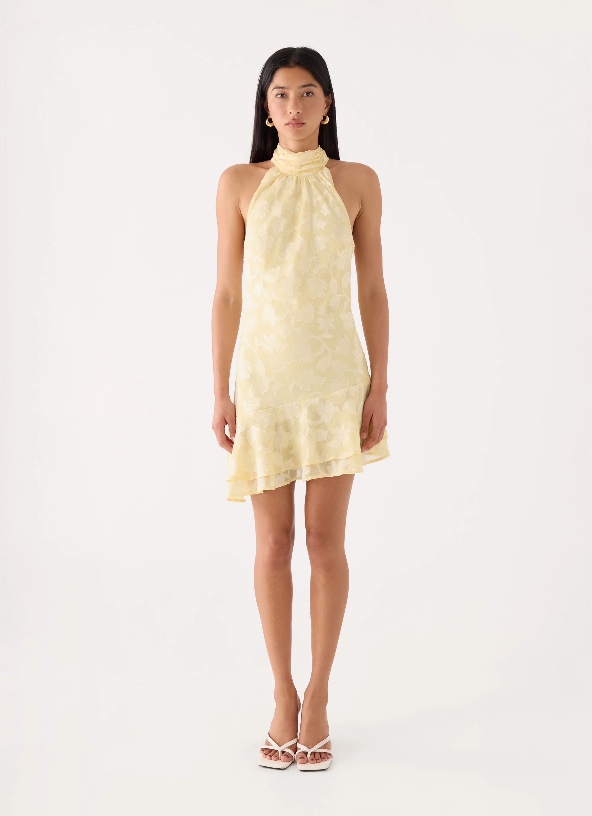 Recents Mini Dress - Yellow - FASHION NOB