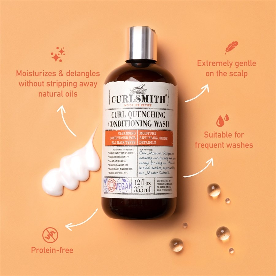 Curlsmith Shampoo Curl Quenching Conditioning Wash