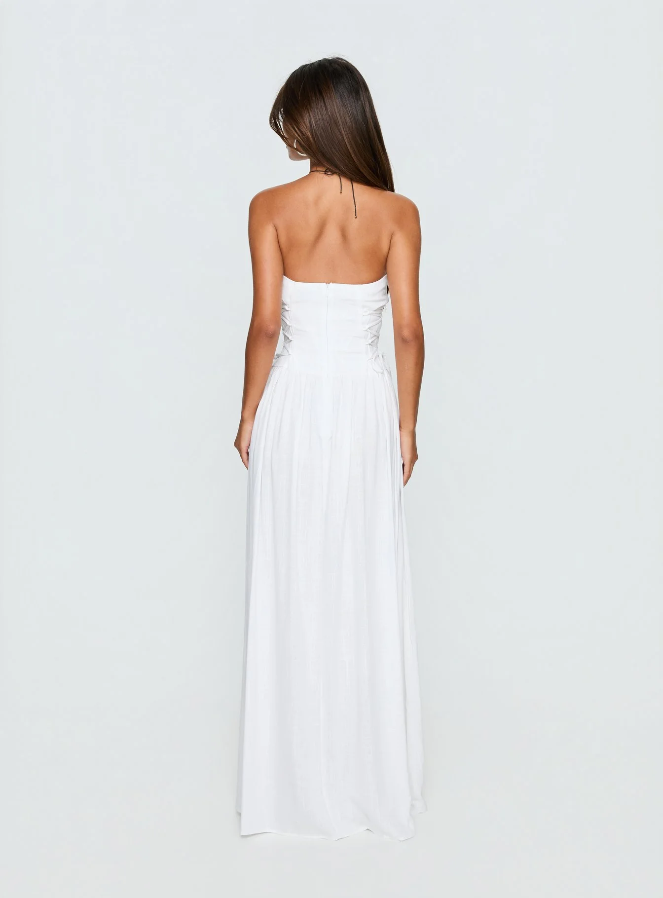 So Far So Good Maxi Dress White - luluinthesky