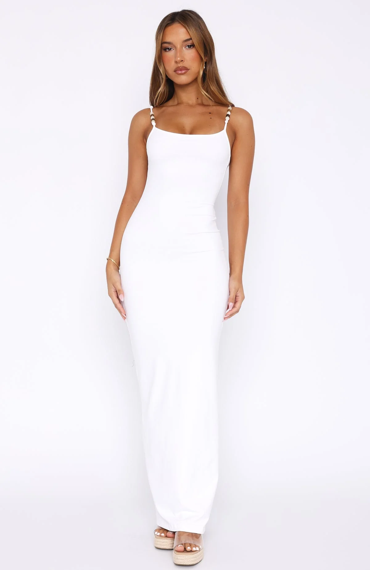 Trusting You Maxi Dress Off White