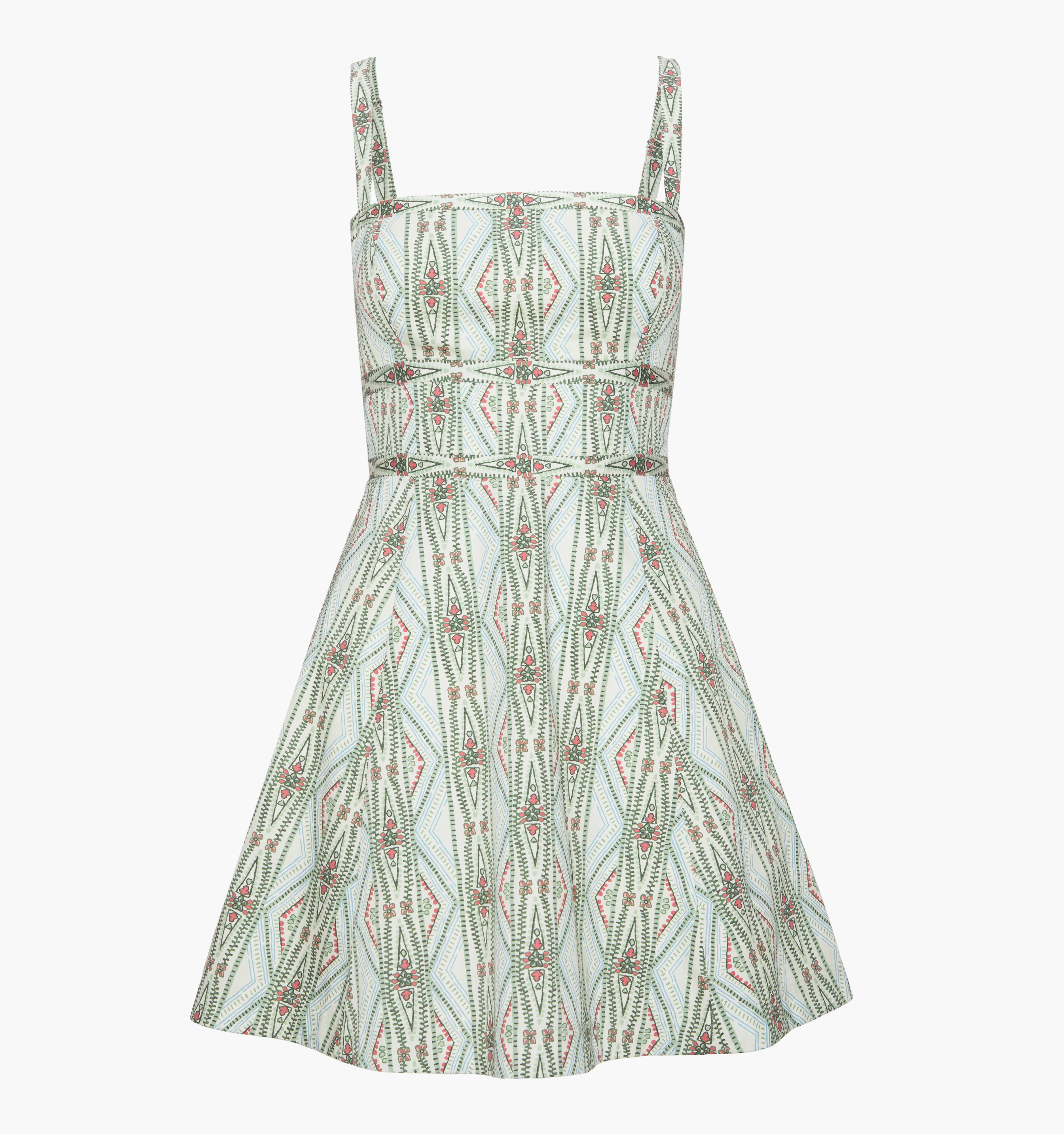 The Margot Mini Dress - Sundial Stripe