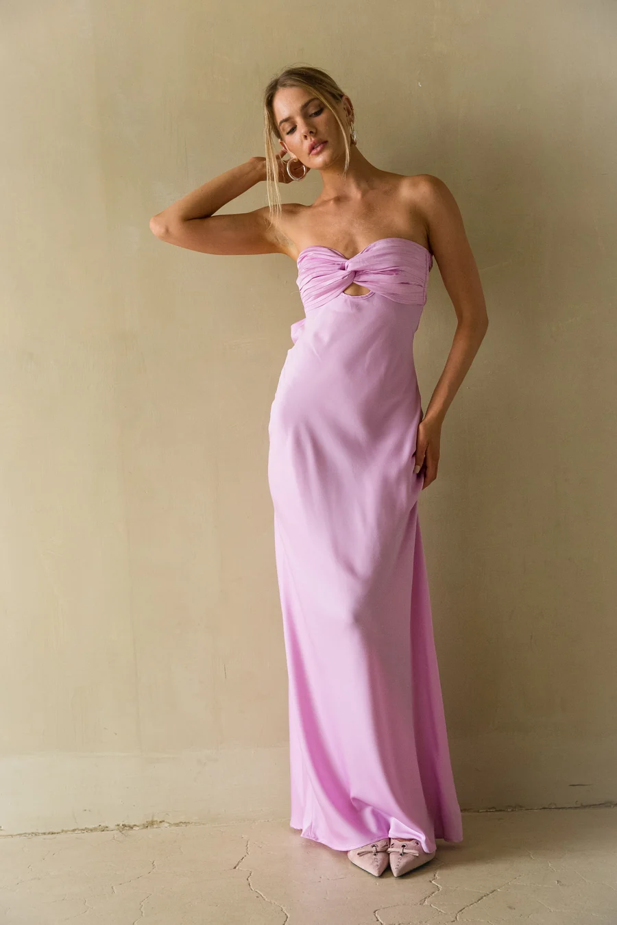 Kira Open Back Maxi Dress