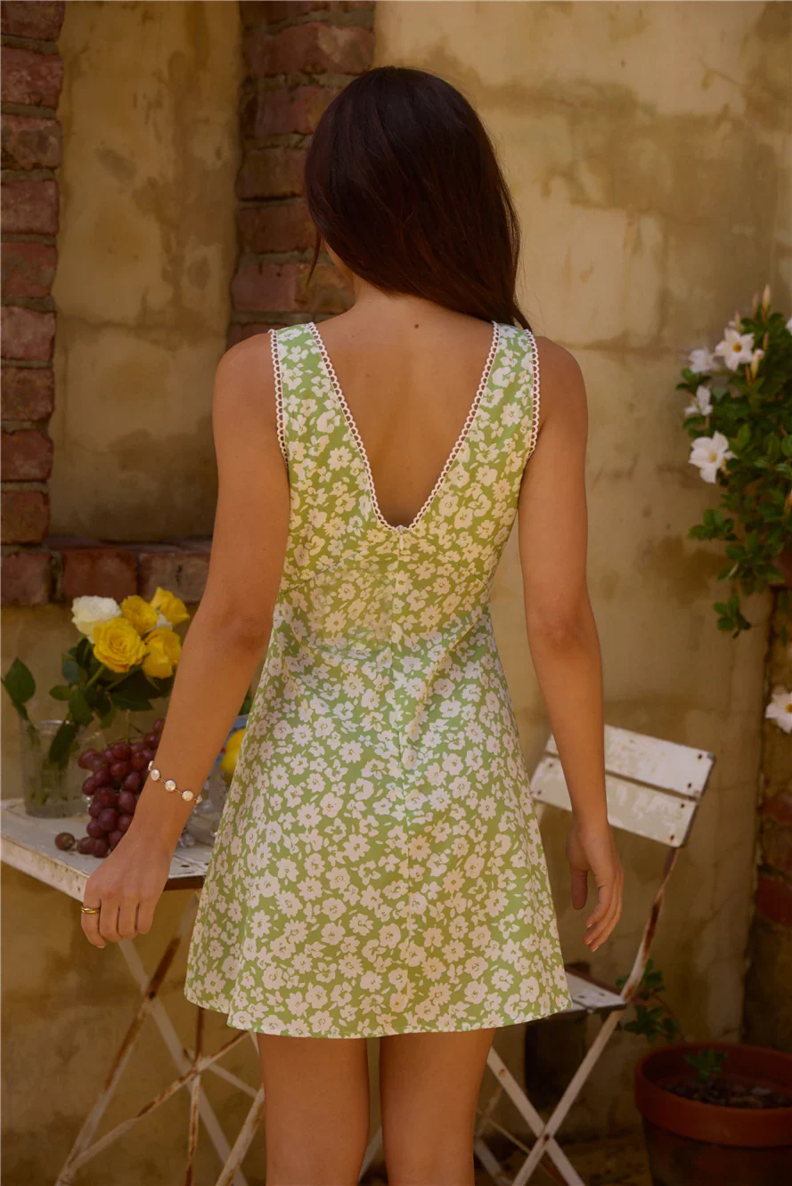 Clover Cove Mini dress Green