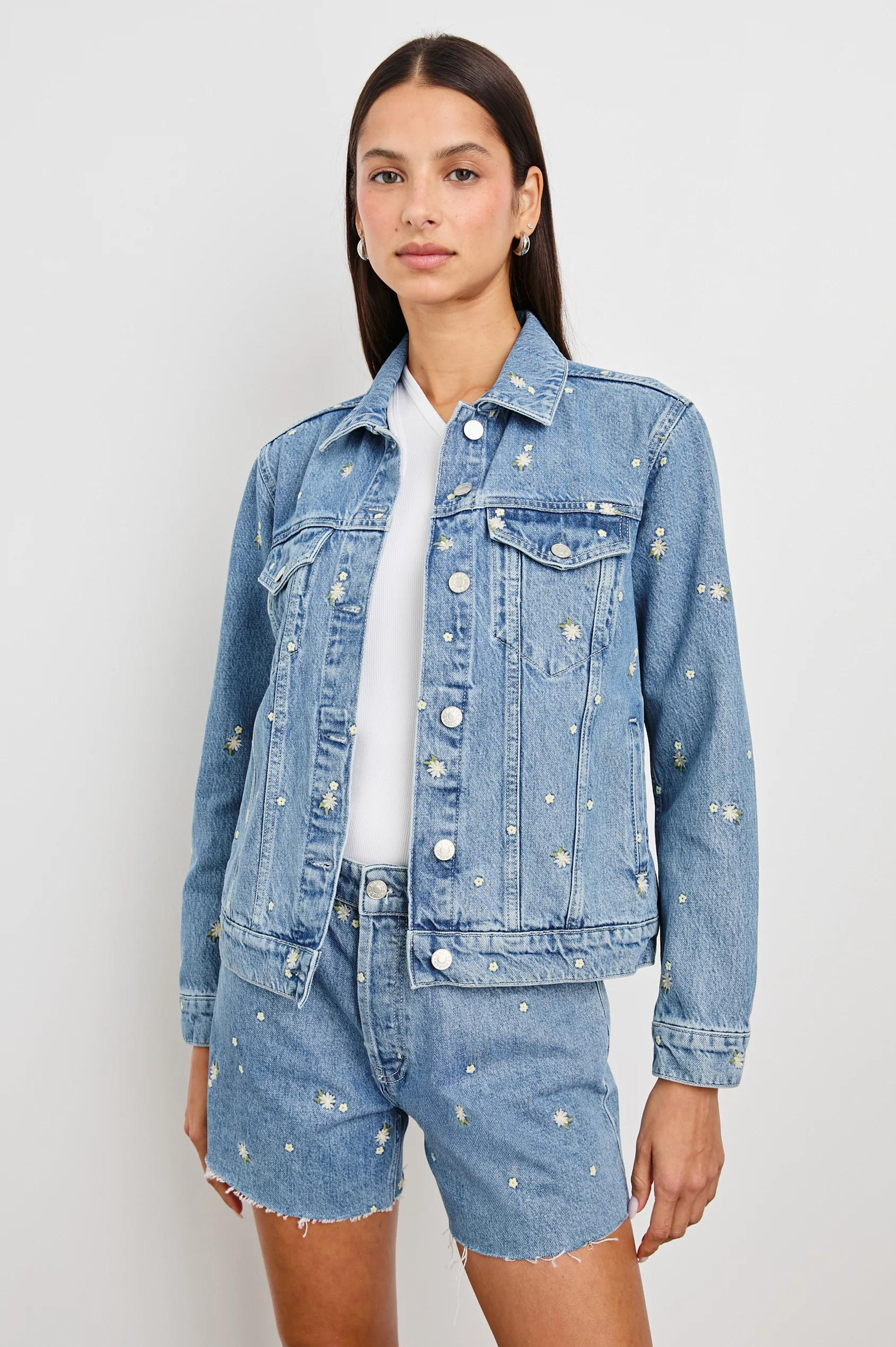 Mulholland jacket Indigo Floral