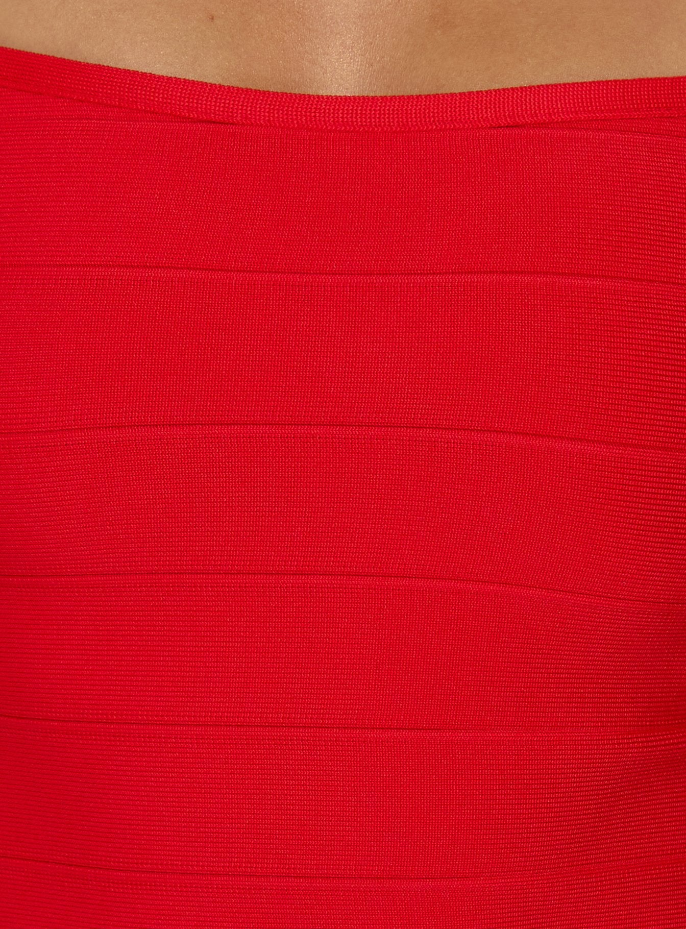 Jayana Bandage Mini Dress Red