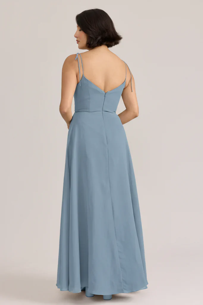 Ellapink Chiffon Dress | Ready To Ship | French Blue
