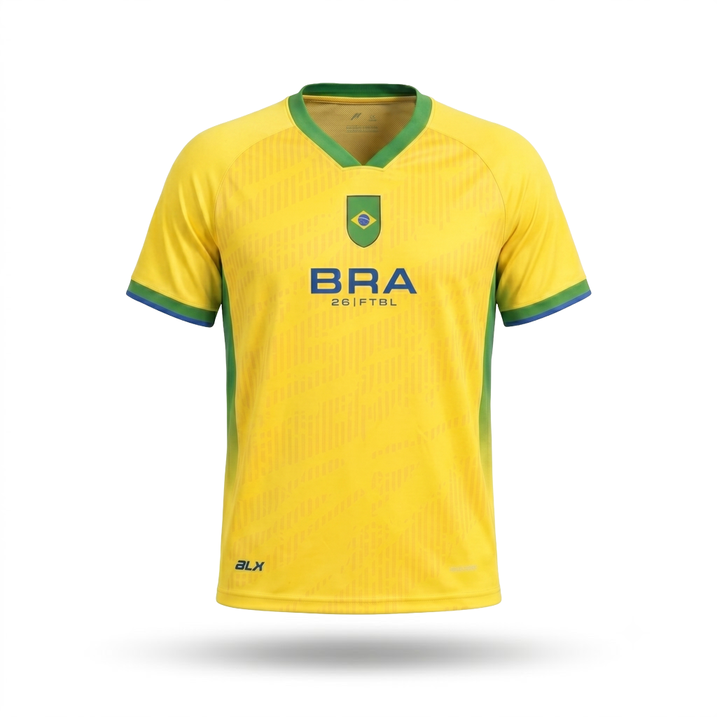 ALX Brazil World Cup 2026 Junior Boy Jersey Yellow HA03036810