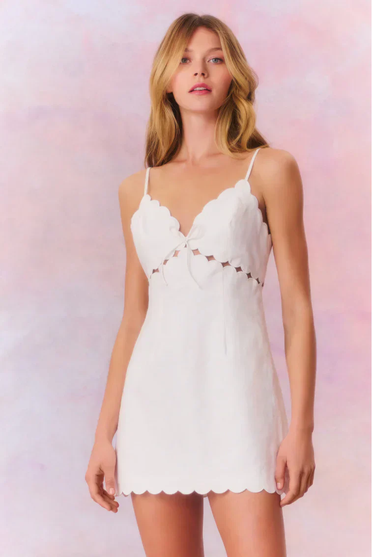 Sydow Linen Mini Dress - luluinthesky