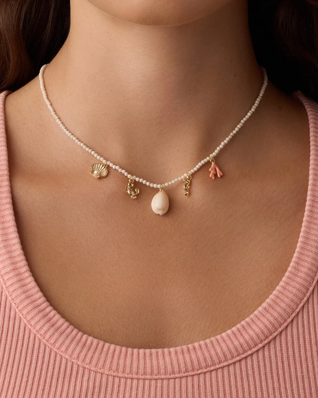 Ocean Mini Charm Necklace