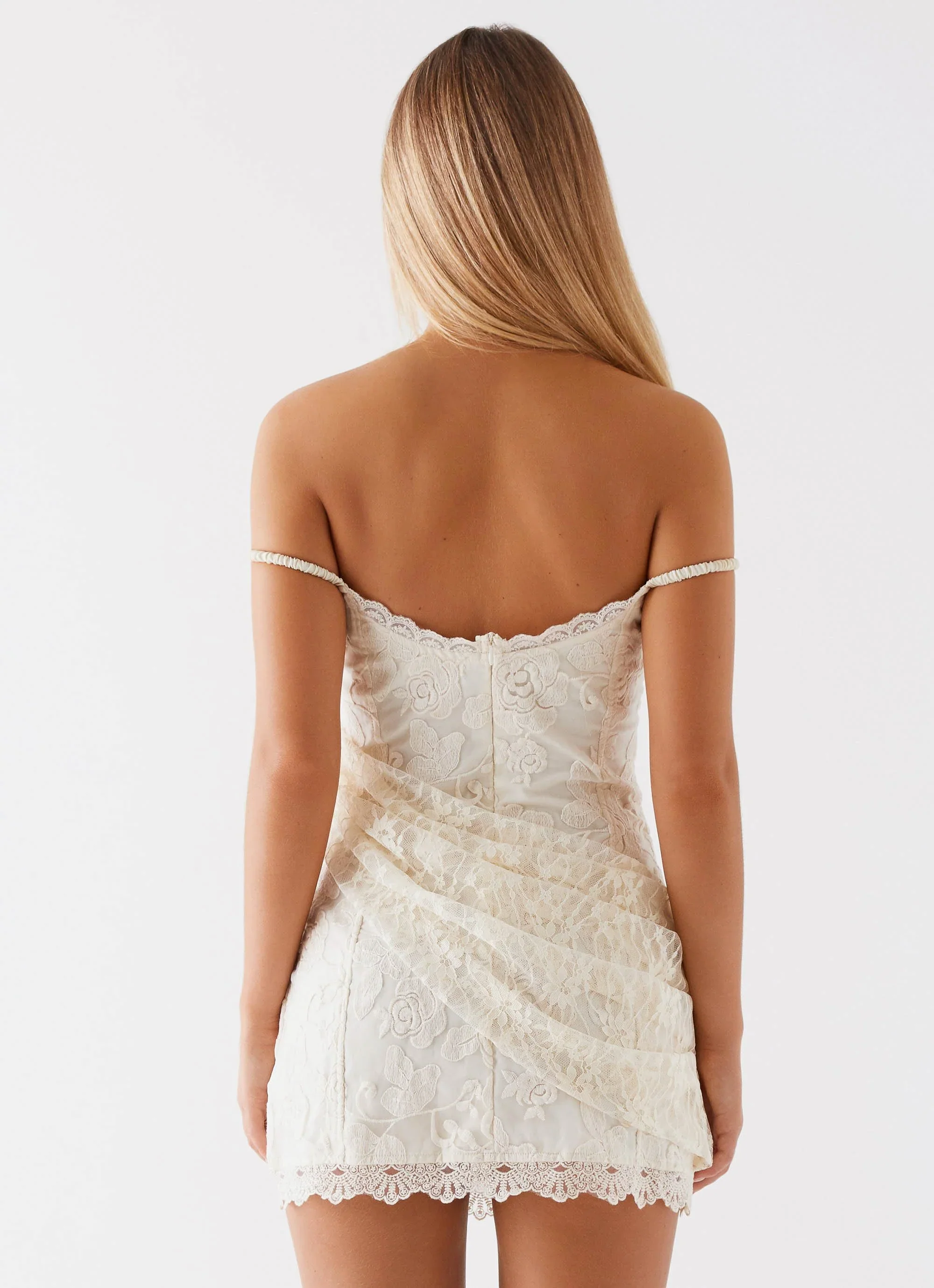 Knockout Mini Dress - White - luluinthesky