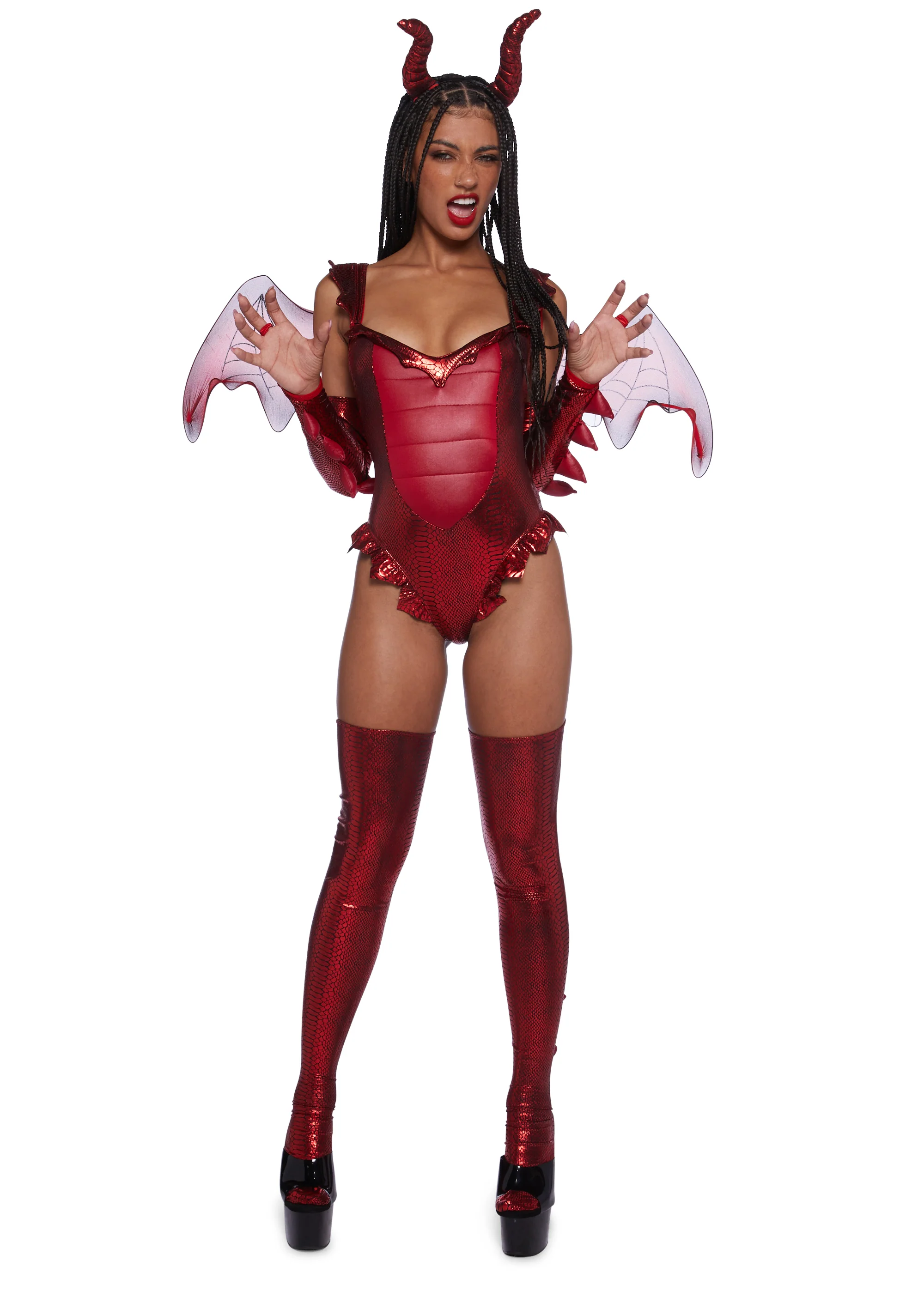 Fire Breathing Beauty Costume