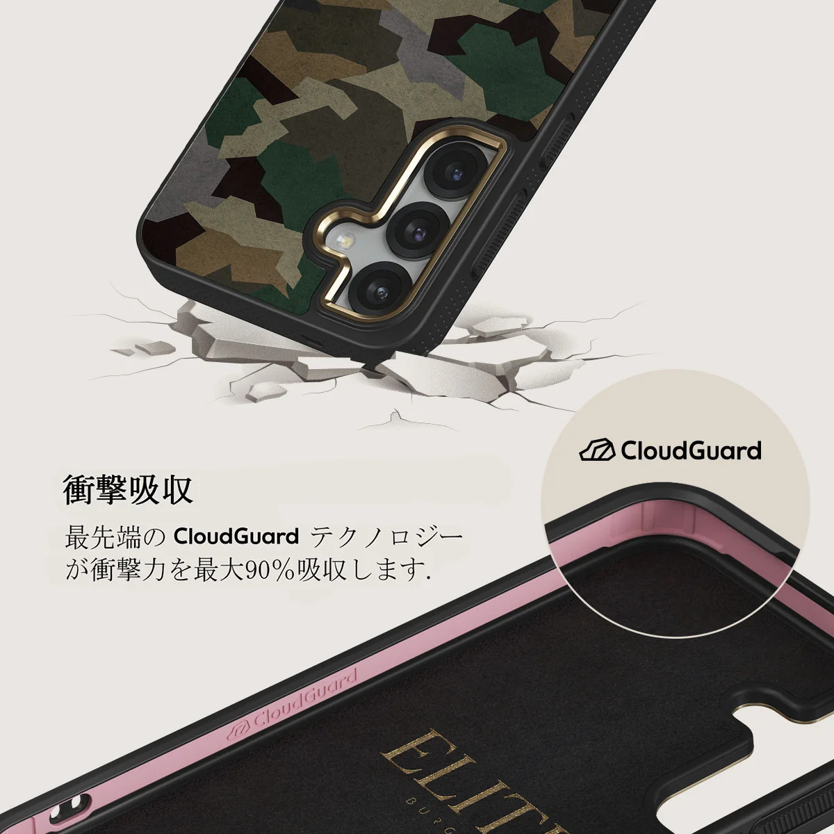 Tropical Green Camo - Samsung Galaxy S25 ケース