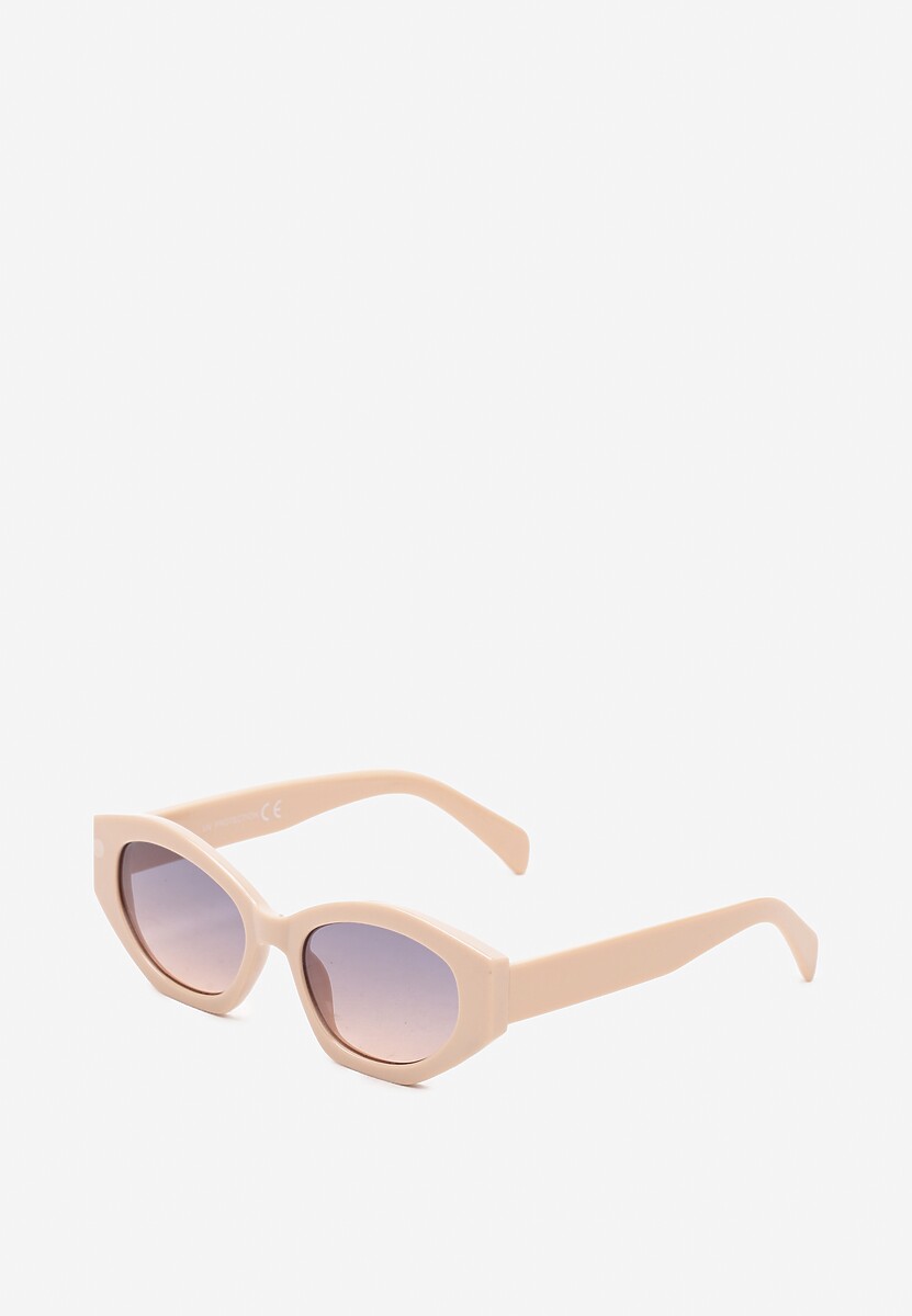 Pomarańczowe Okulary Przeciwsłoneczne w Typie Cat Eye Effiaria