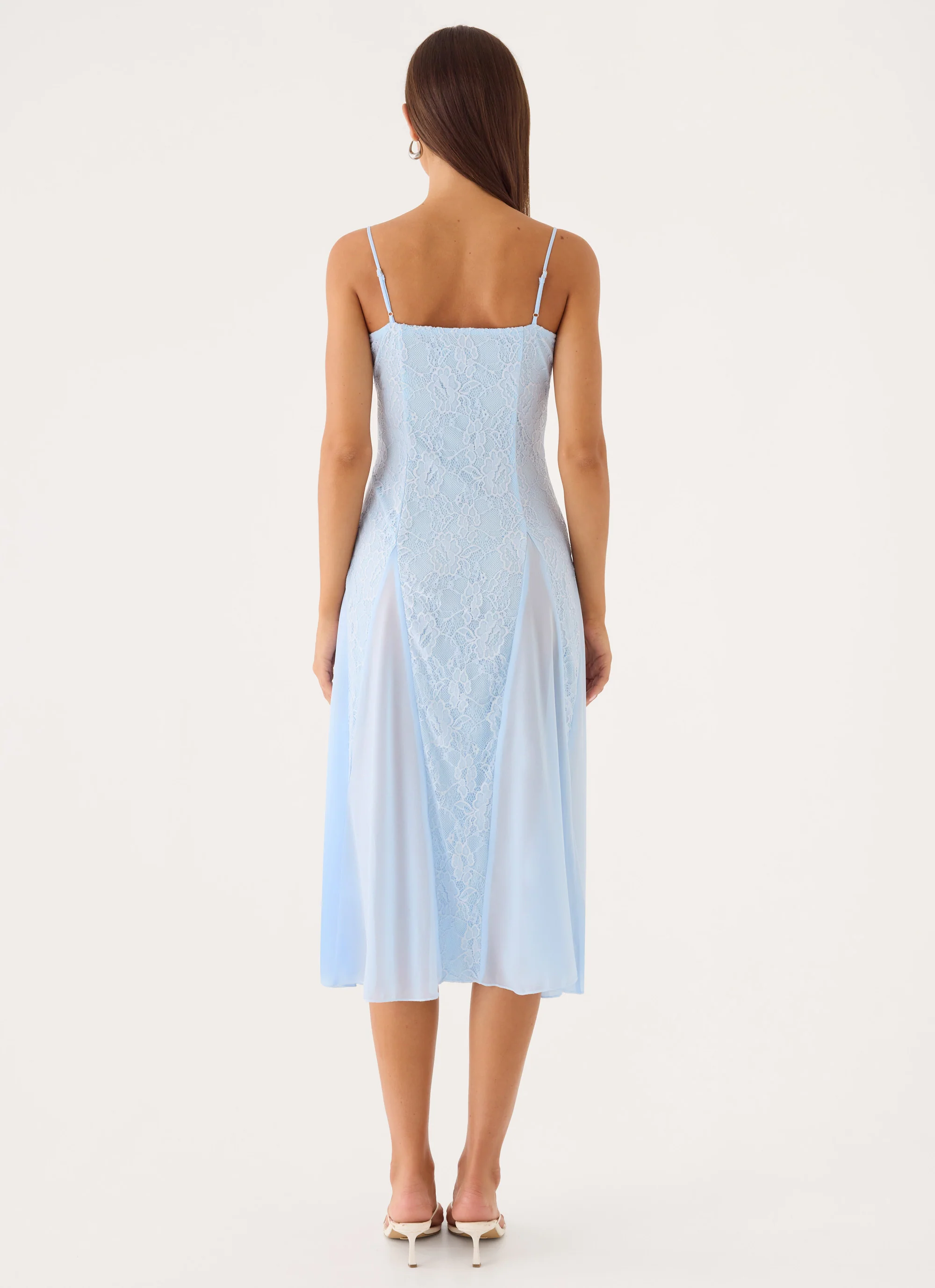 Erynda Midi Dress - Blue