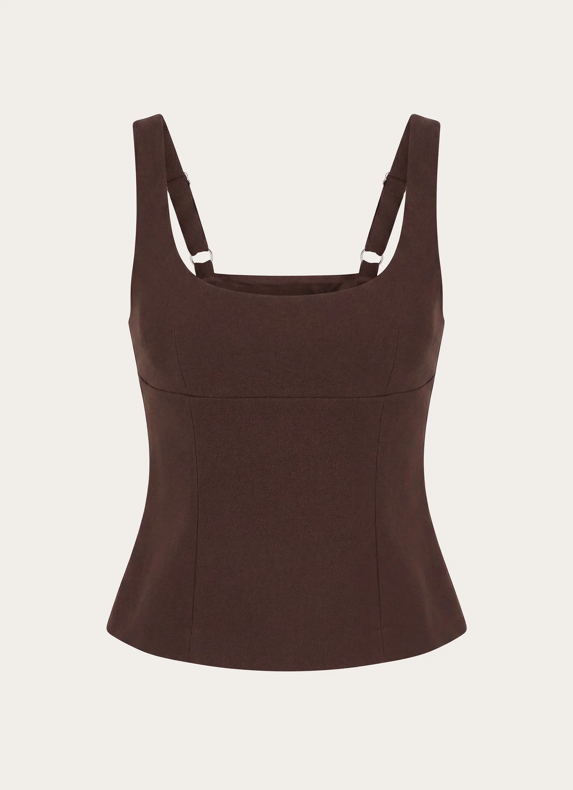 Autrey Suiting Top - Chocolate