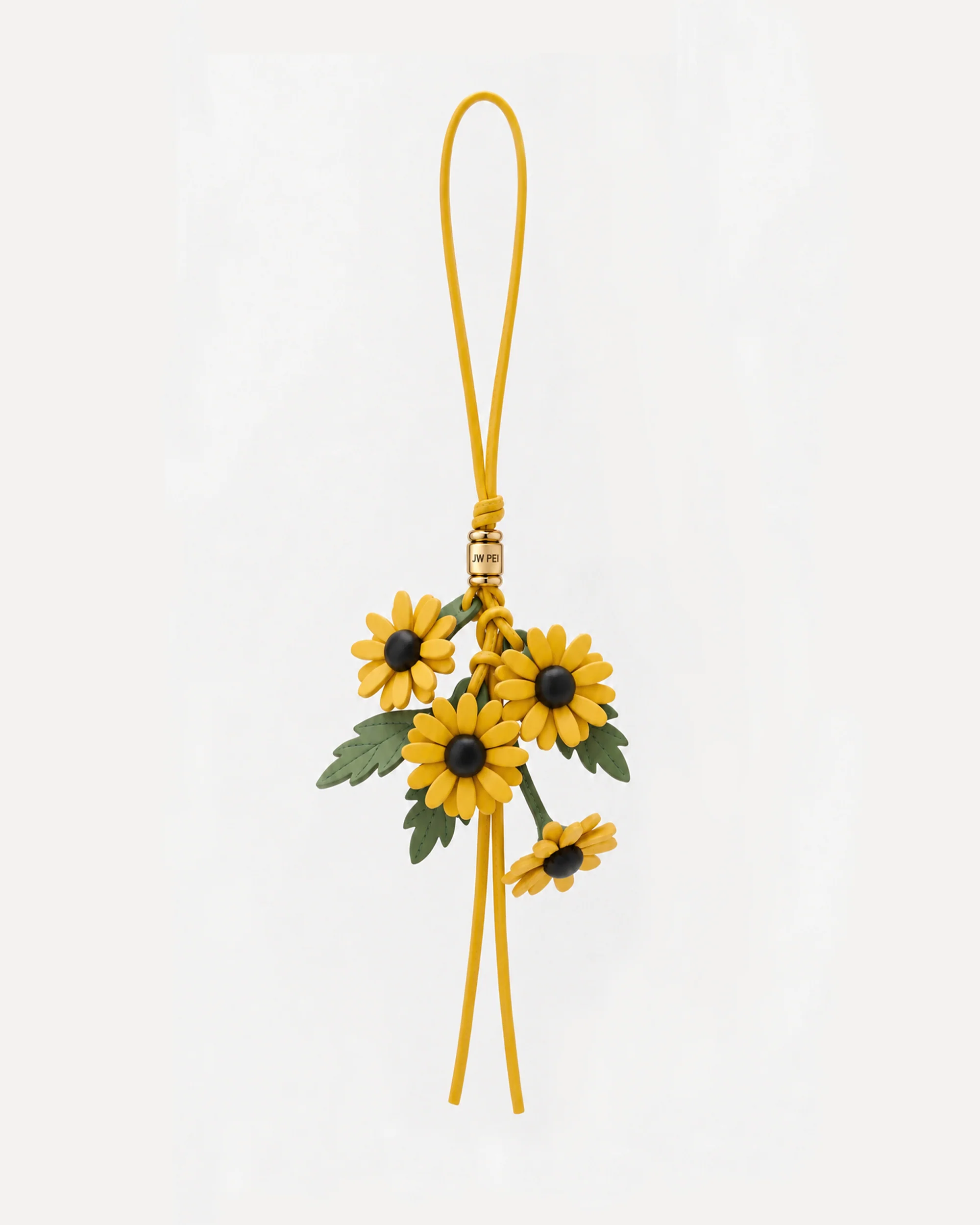 Black-Eyed Susan Cluster Bag Charm - Yellow