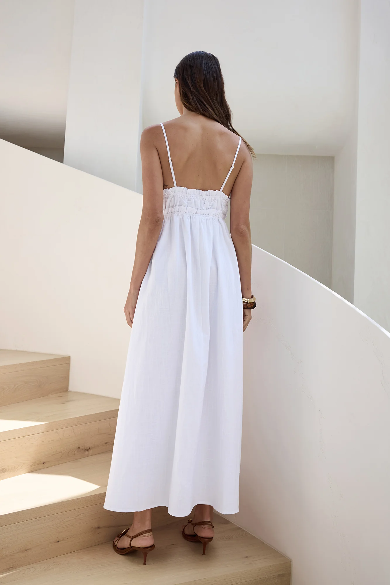 Thinking Of Love Maxi Dress White