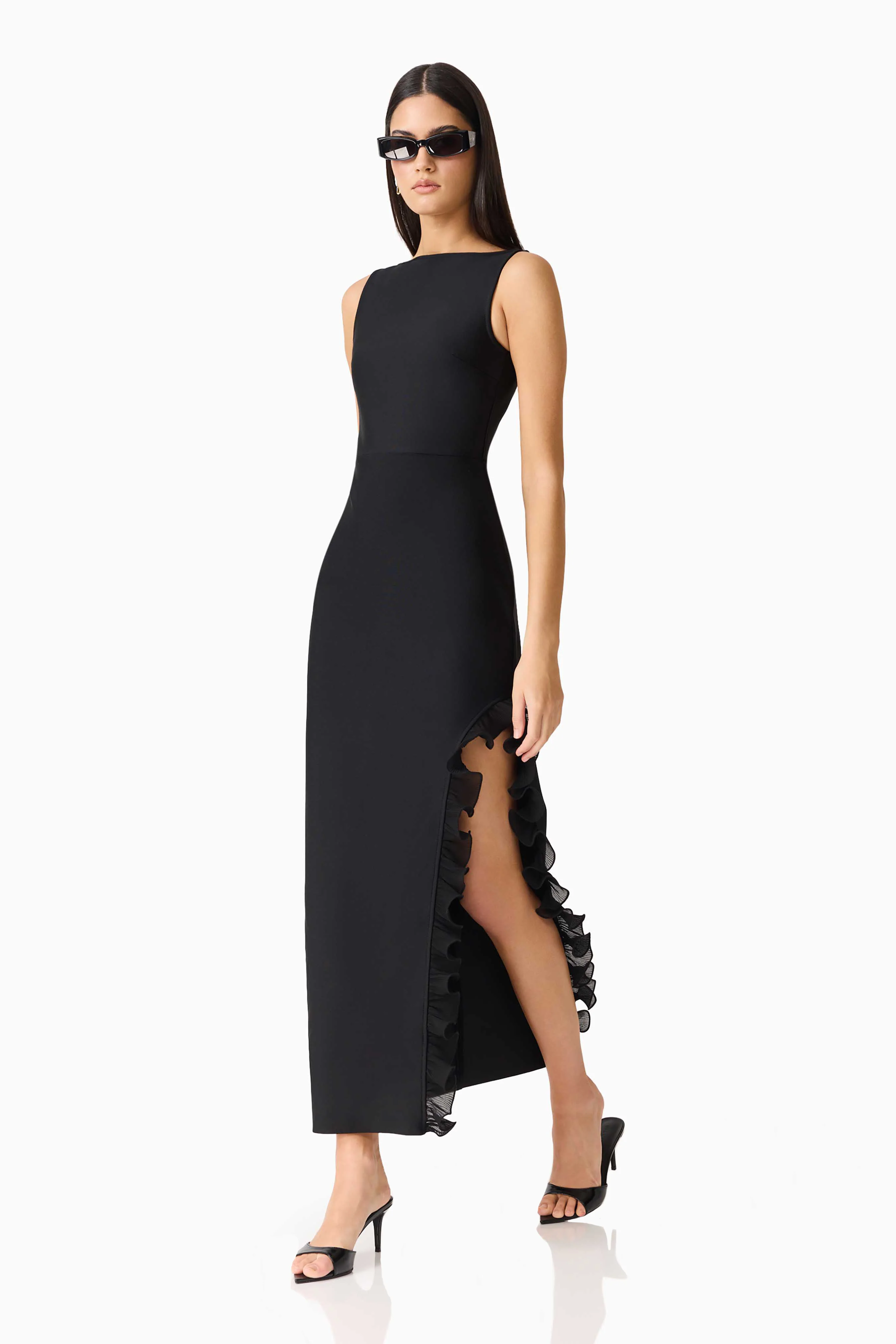 CURAAE Catiana Maxi Dress in Black