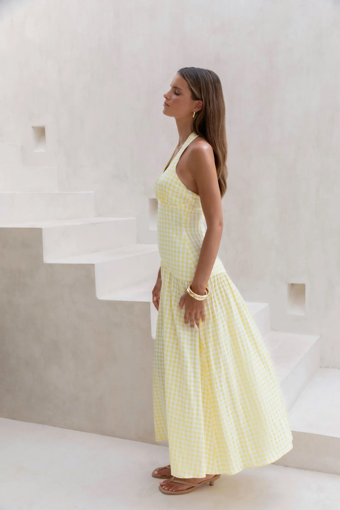 Calling Your Name Maxi Dress Yellow