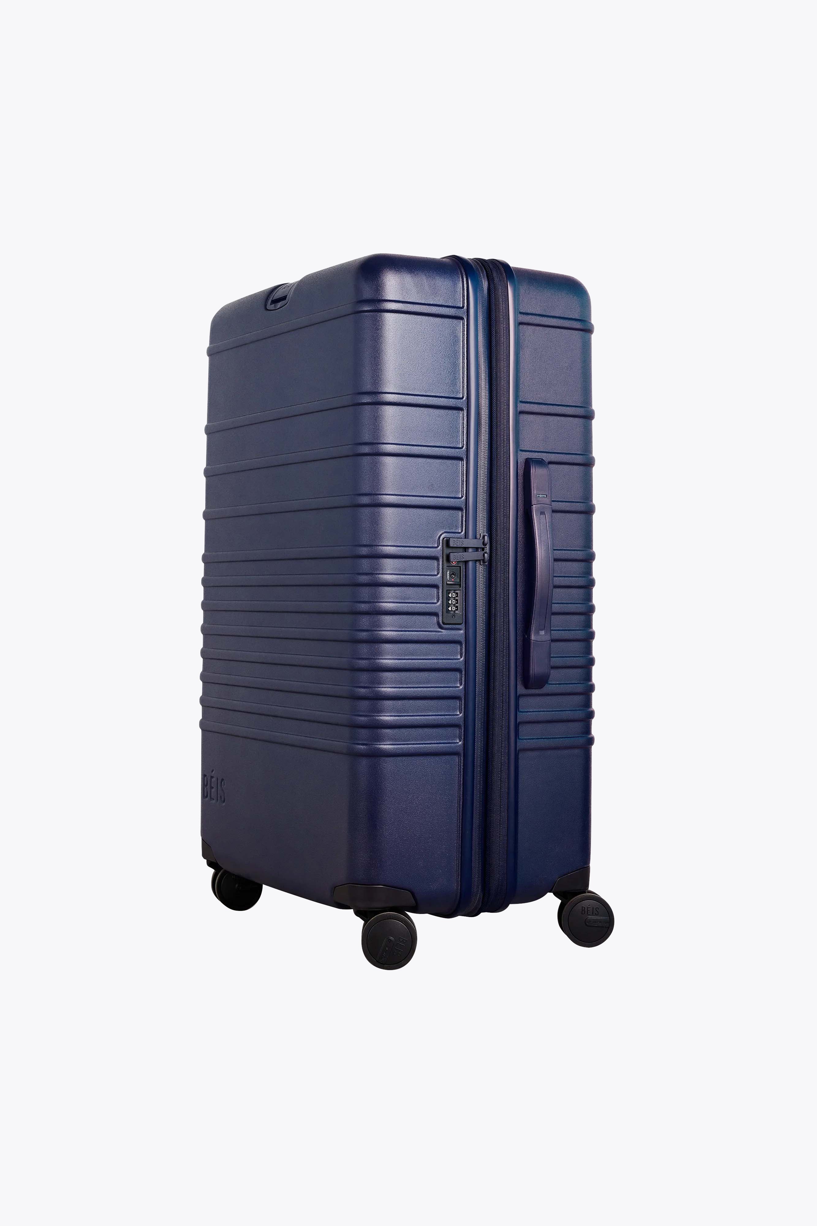 BEIS 'The Large Check-In Roller in Navy