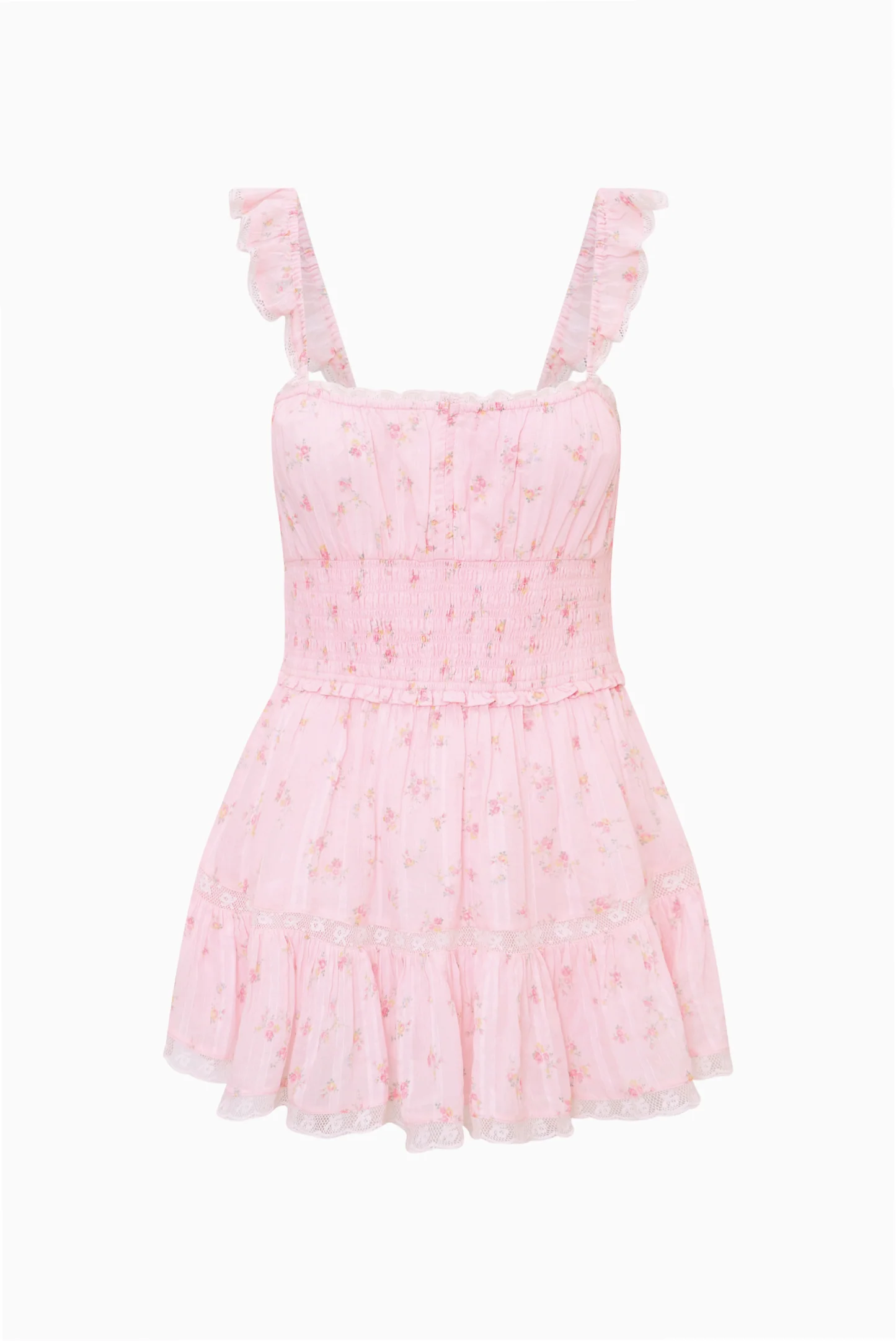 Maralina Floral Cotton Mini Dress